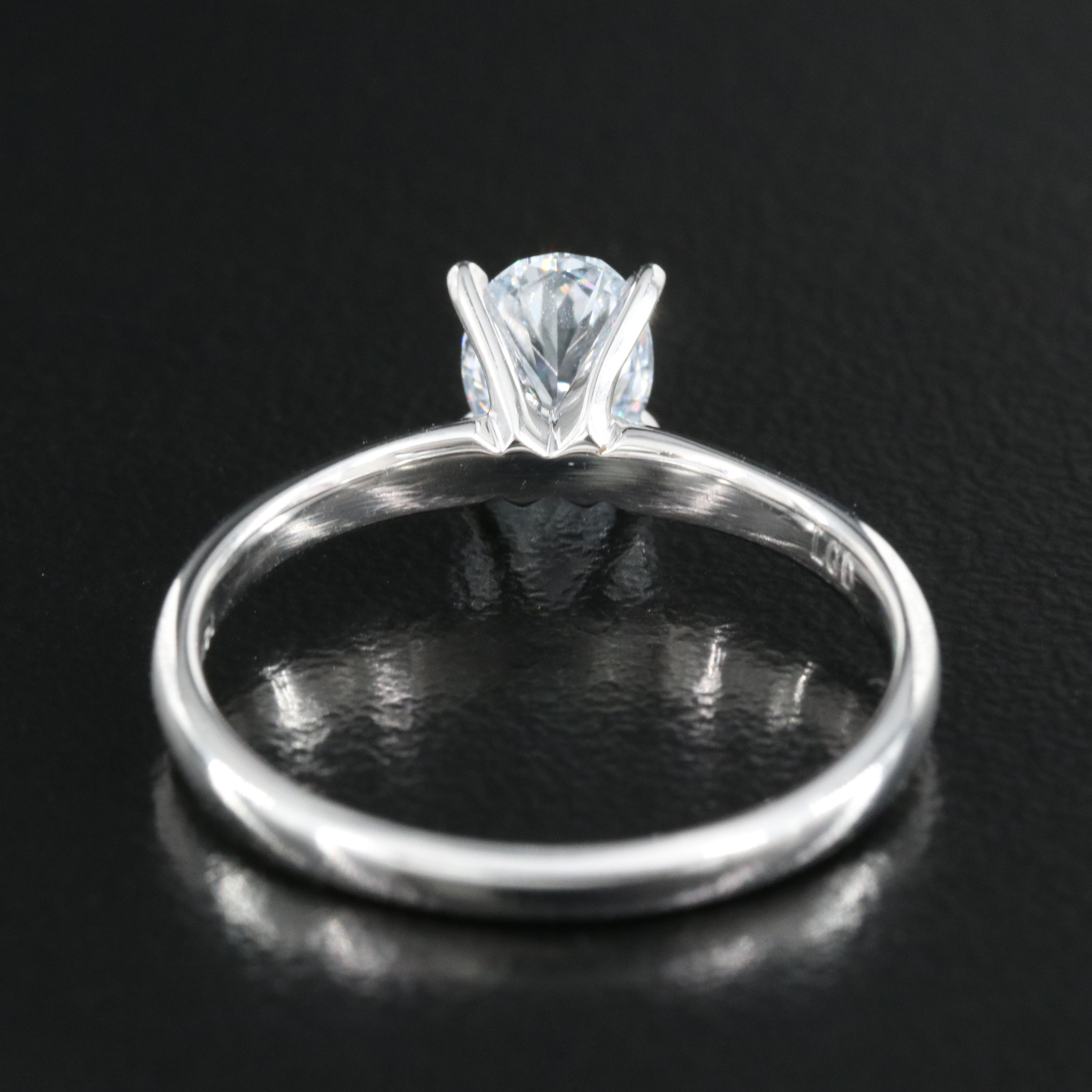 14K 0.69 CT Lab Grown Diamond Solitaire Ring