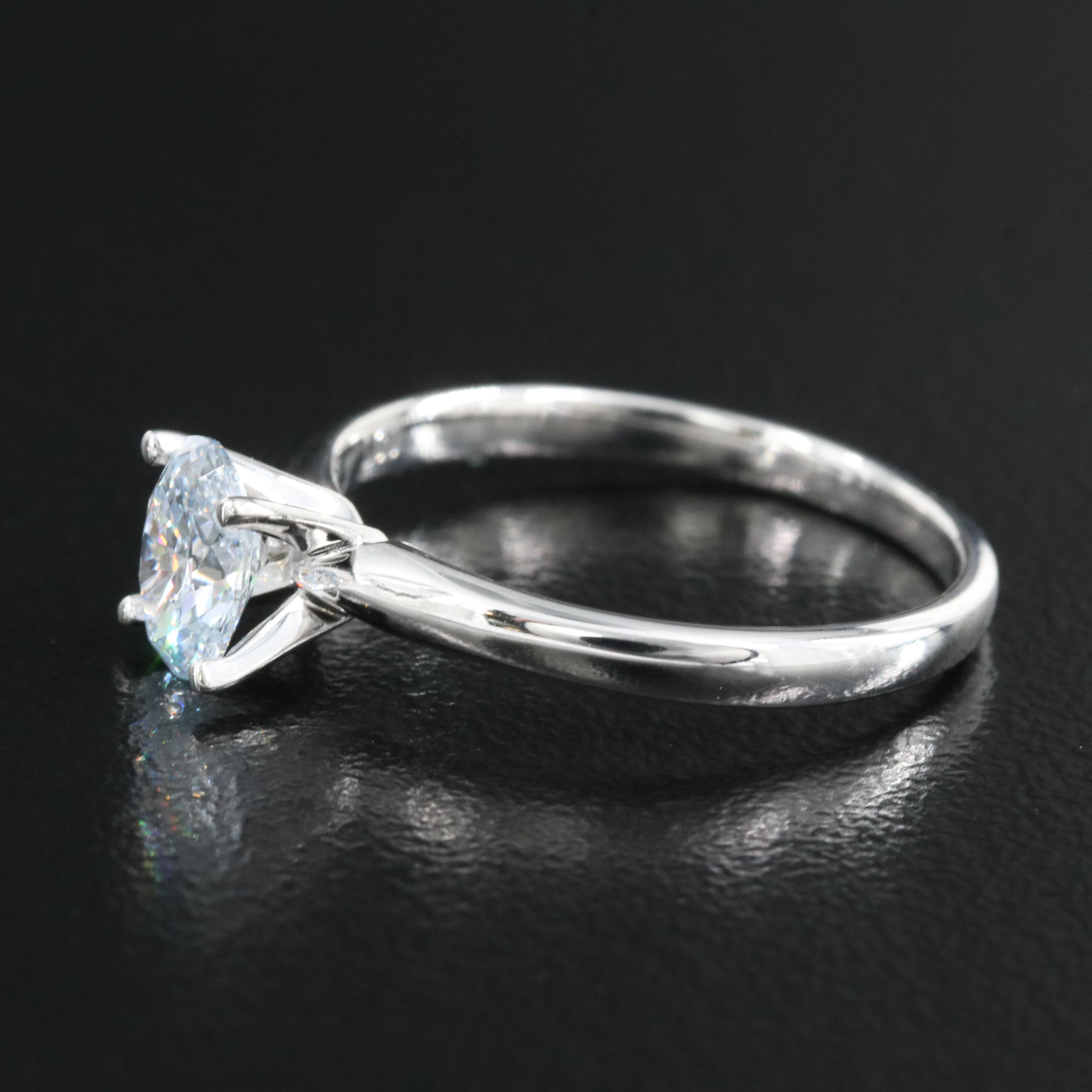 14K 0.69 CT Lab Grown Diamond Solitaire Ring