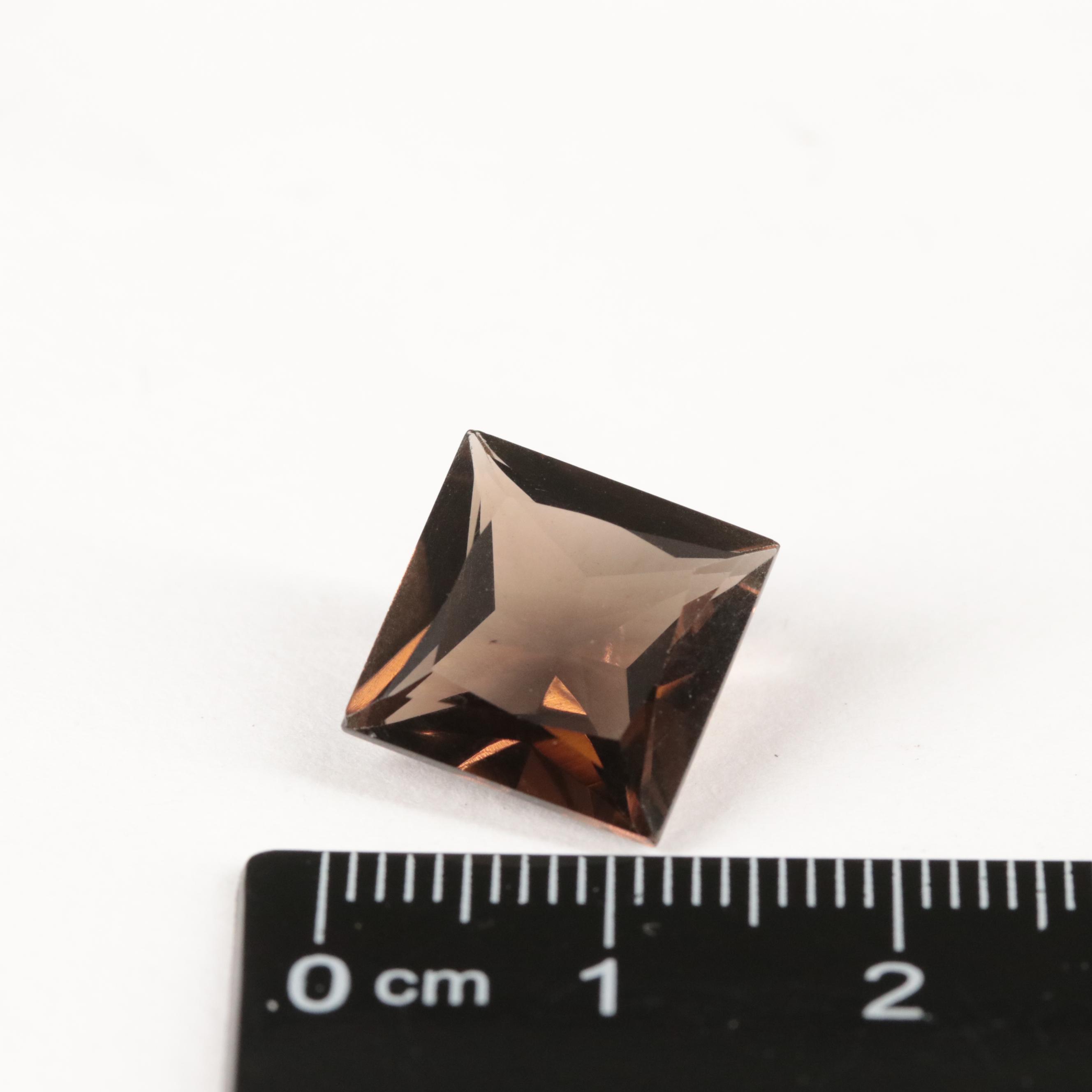 Loose 6.79 CT Smoky Quartz