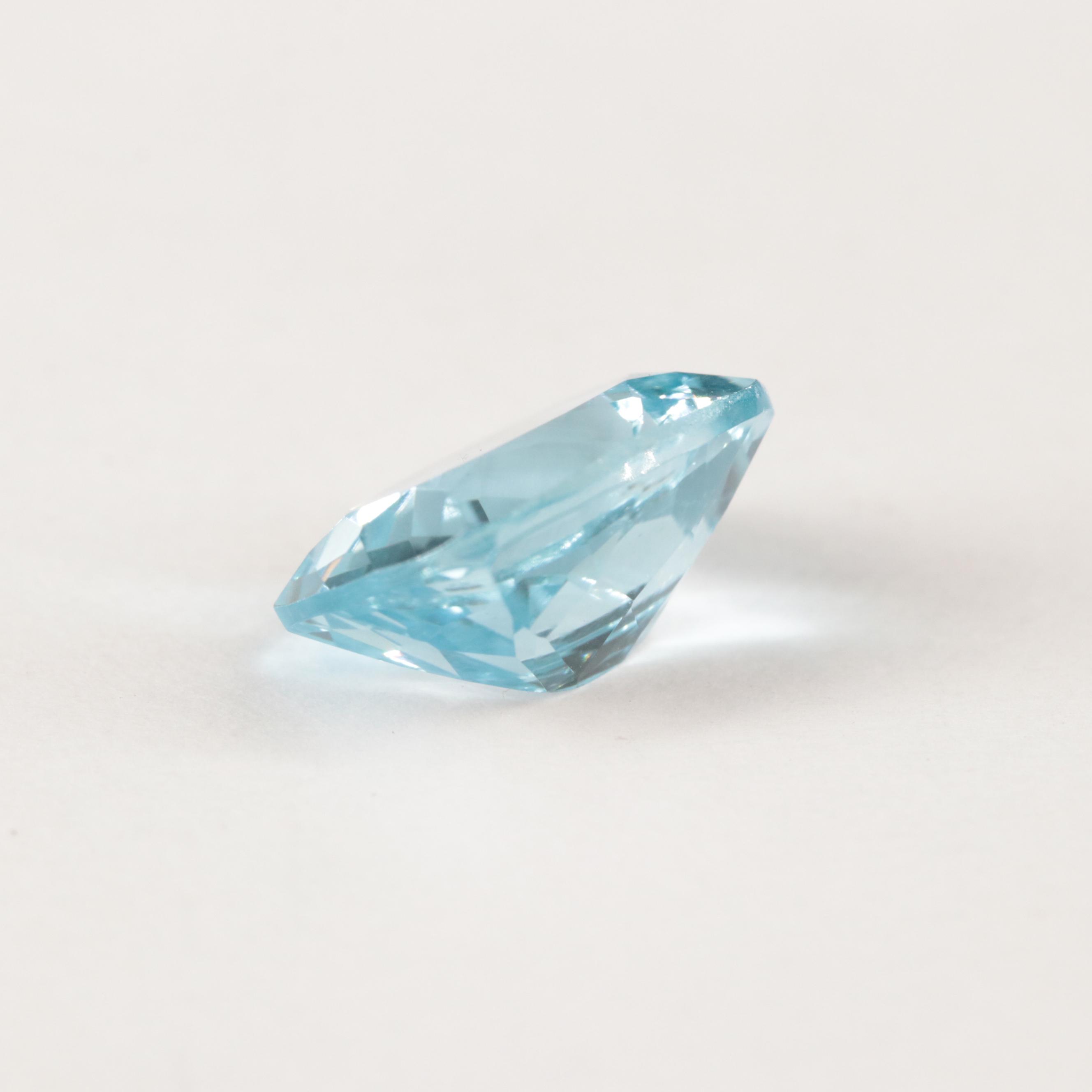 Loose 6.24 CT Blue Topaz