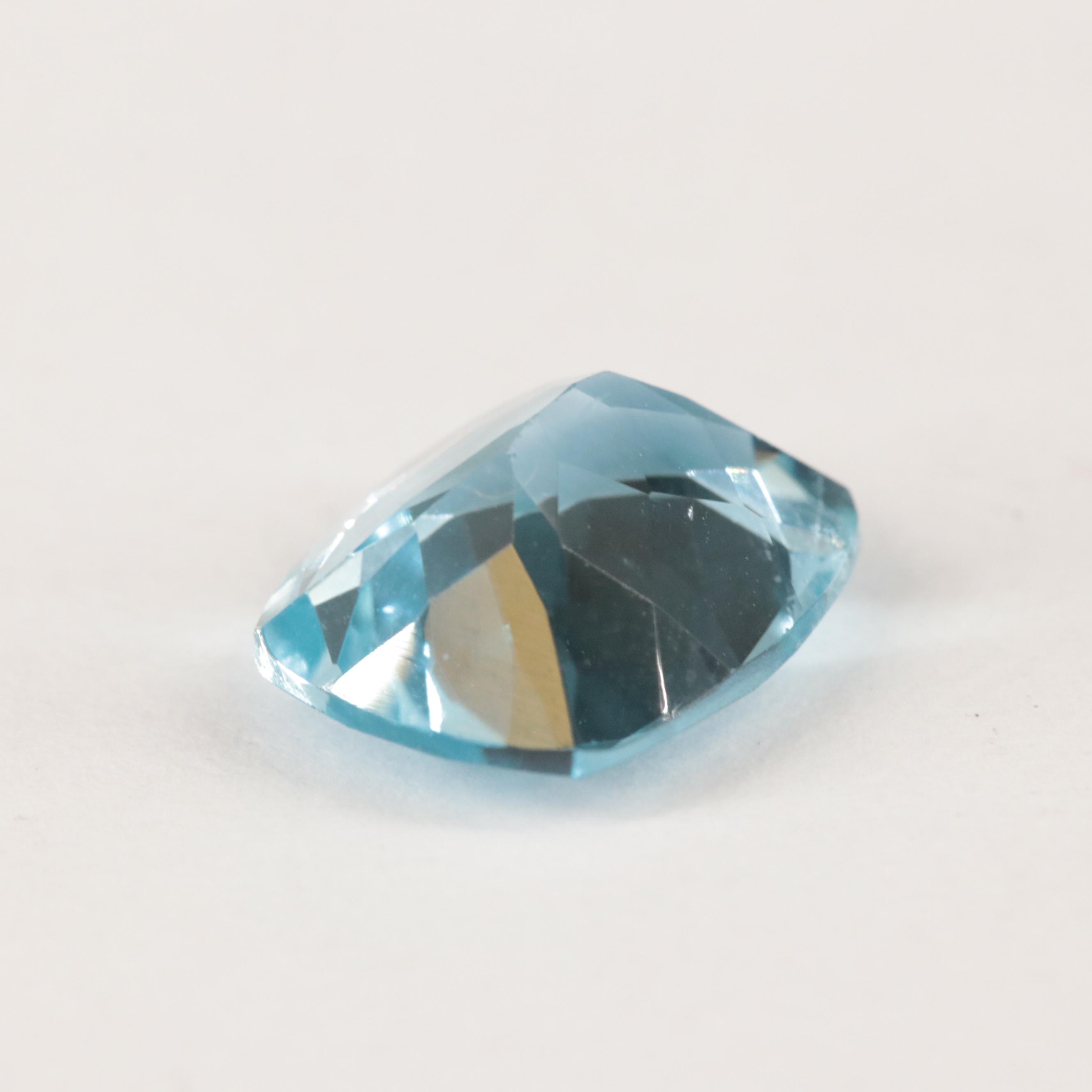 Loose 6.24 CT Blue Topaz