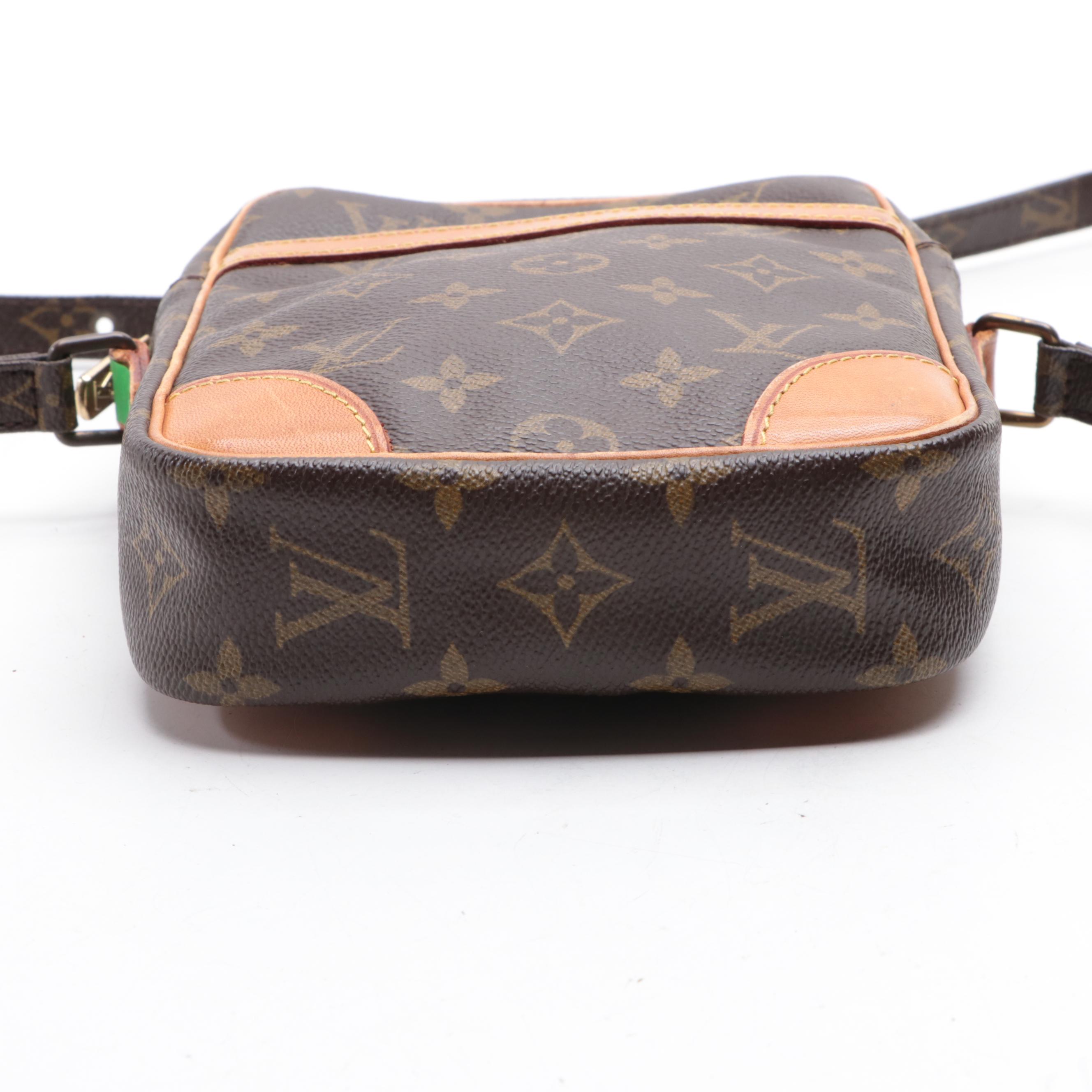 Louis Vuitton Danube Crossbody Bag in Monogram Canvas and Vachetta Leather