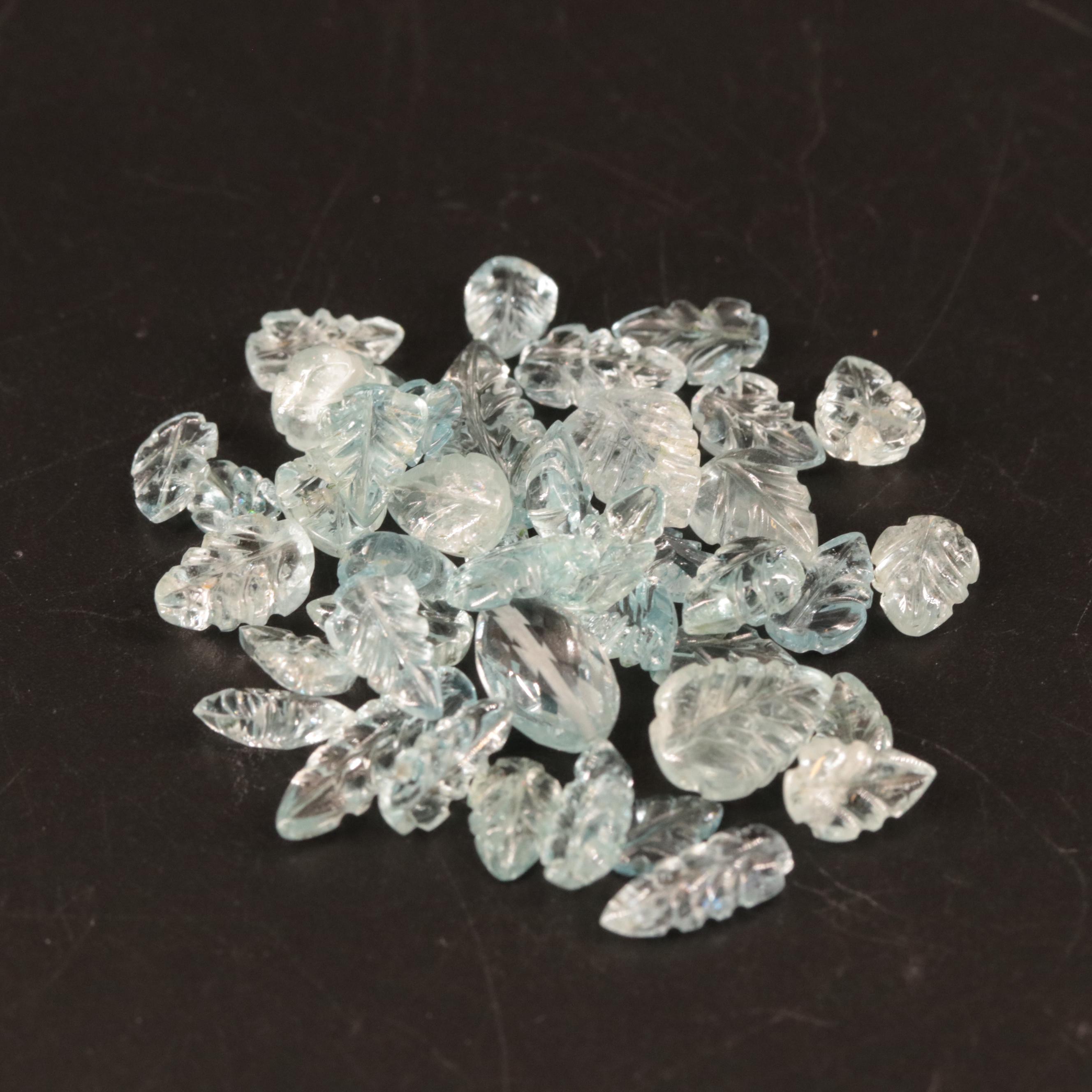 Loose 30.75 CTW Aquamarine Lot