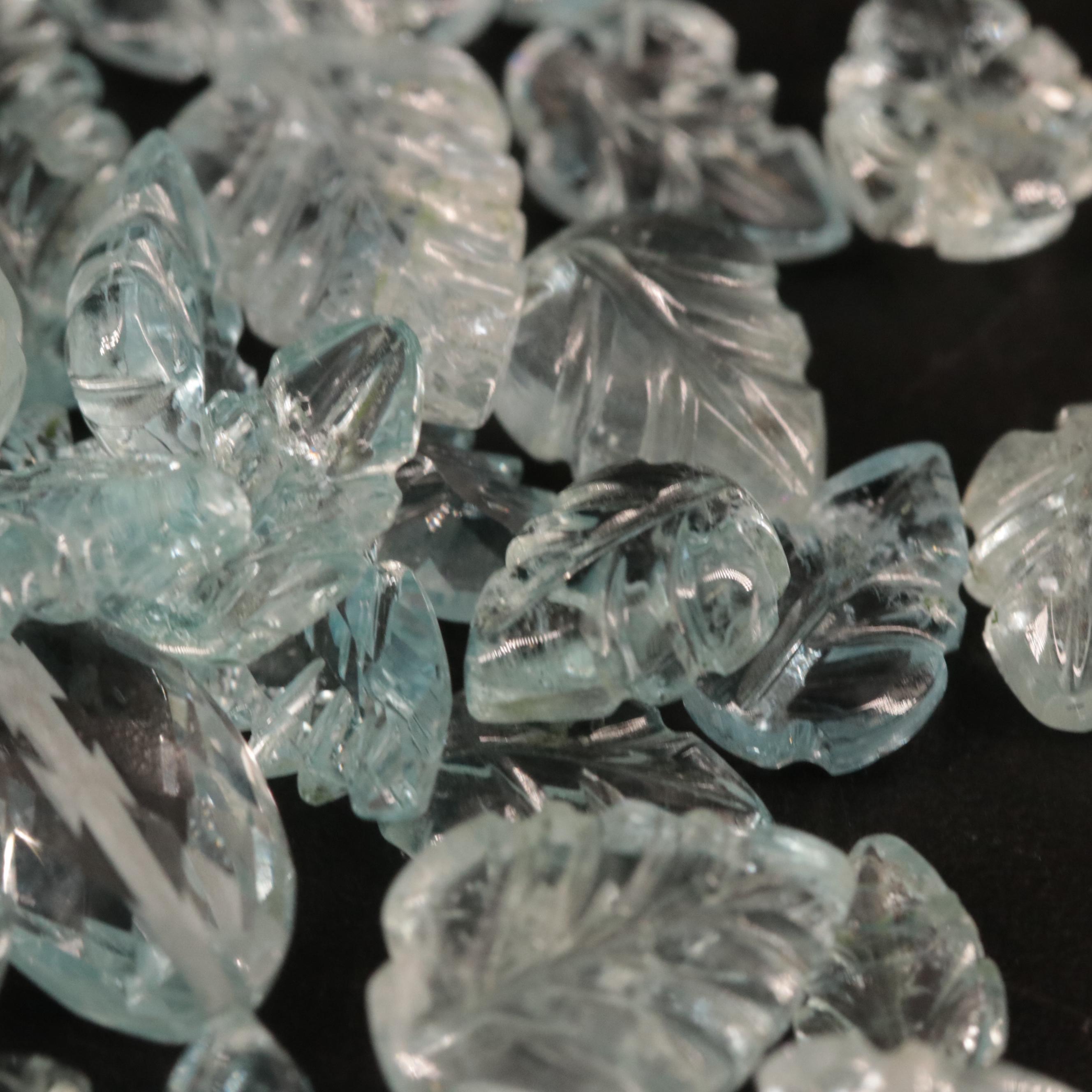 Loose 30.75 CTW Aquamarine Lot