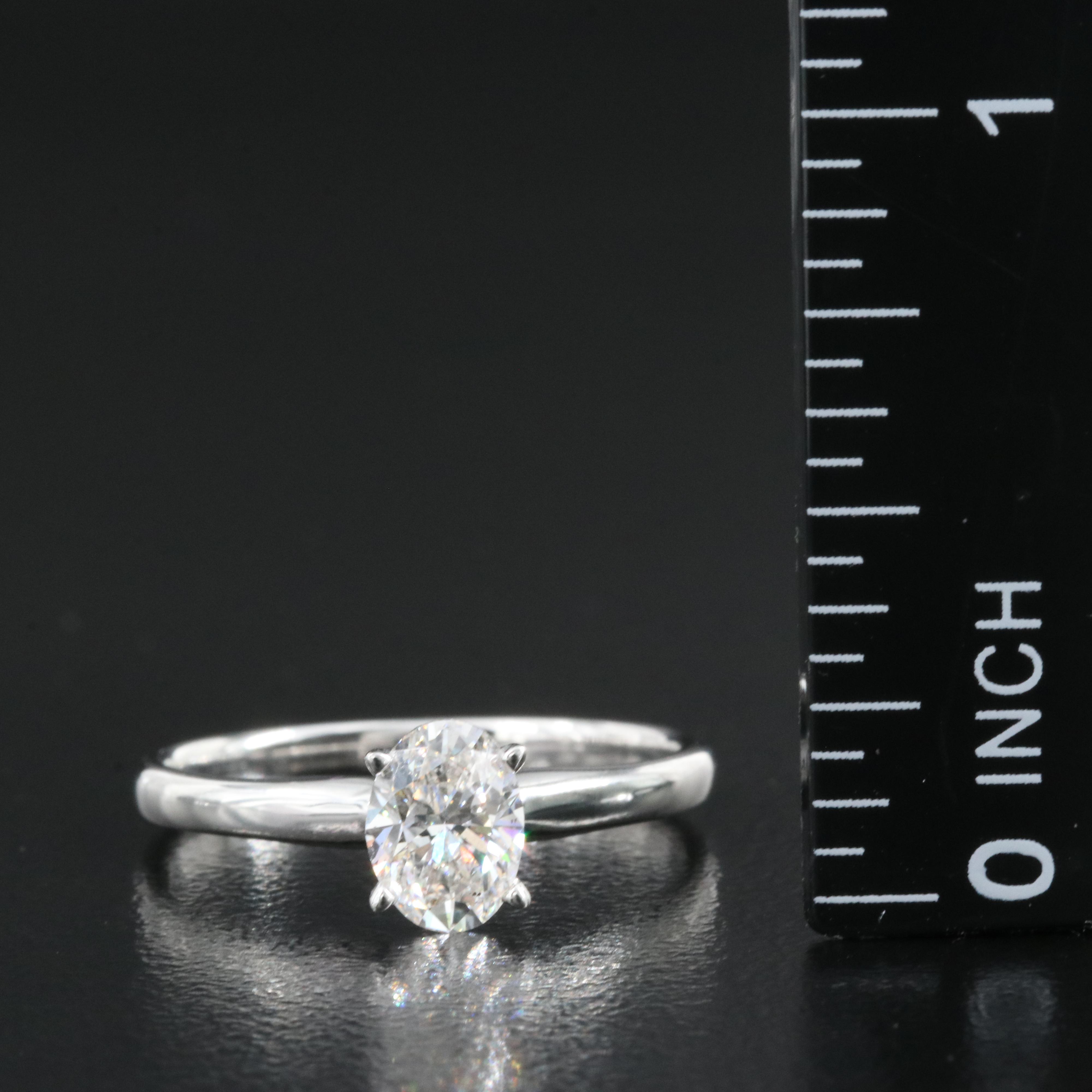 14K 0.74 CT Lab Grown Diamond Solitaire Ring