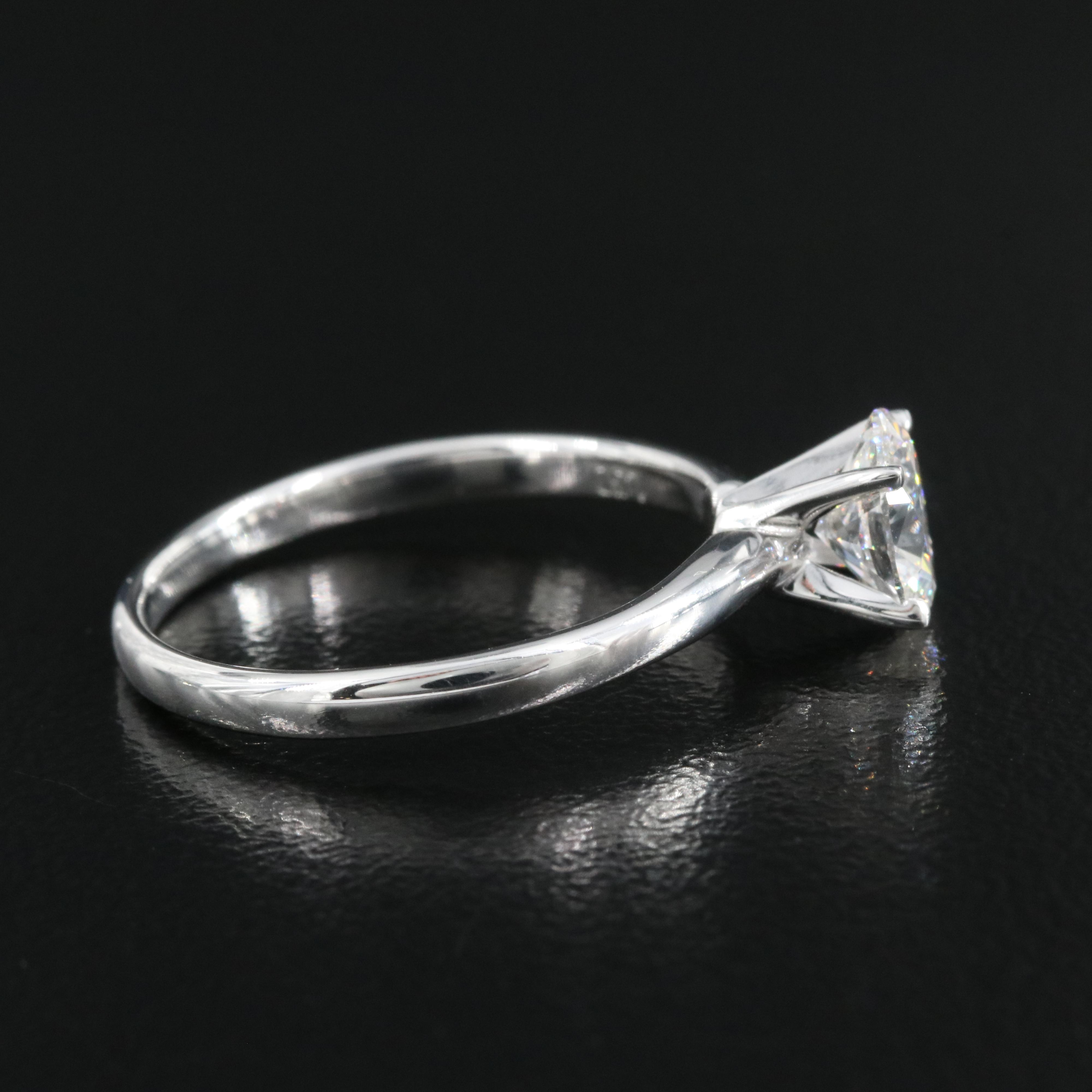 14K 0.74 CT Lab Grown Diamond Solitaire Ring