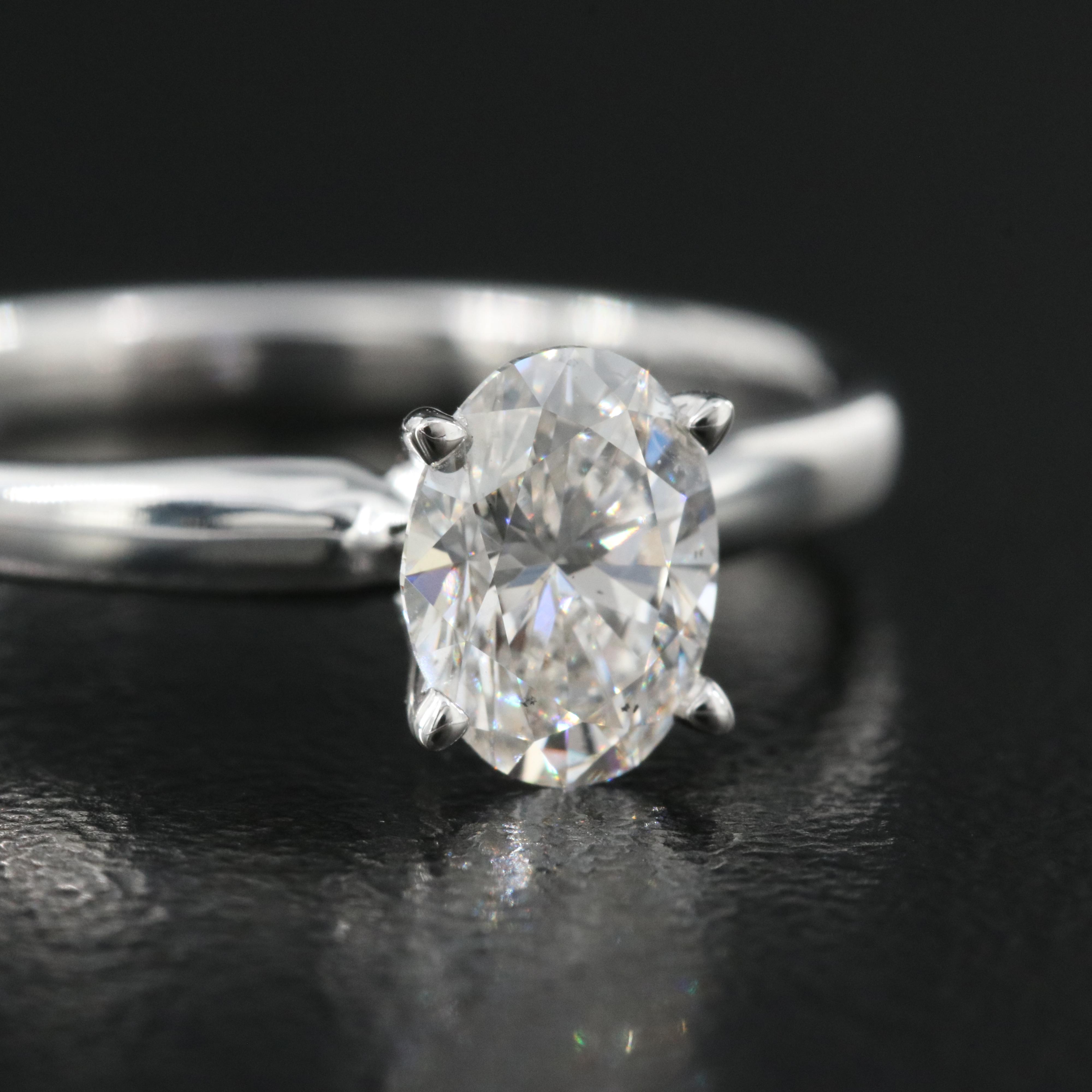 14K 0.74 CT Lab Grown Diamond Solitaire Ring