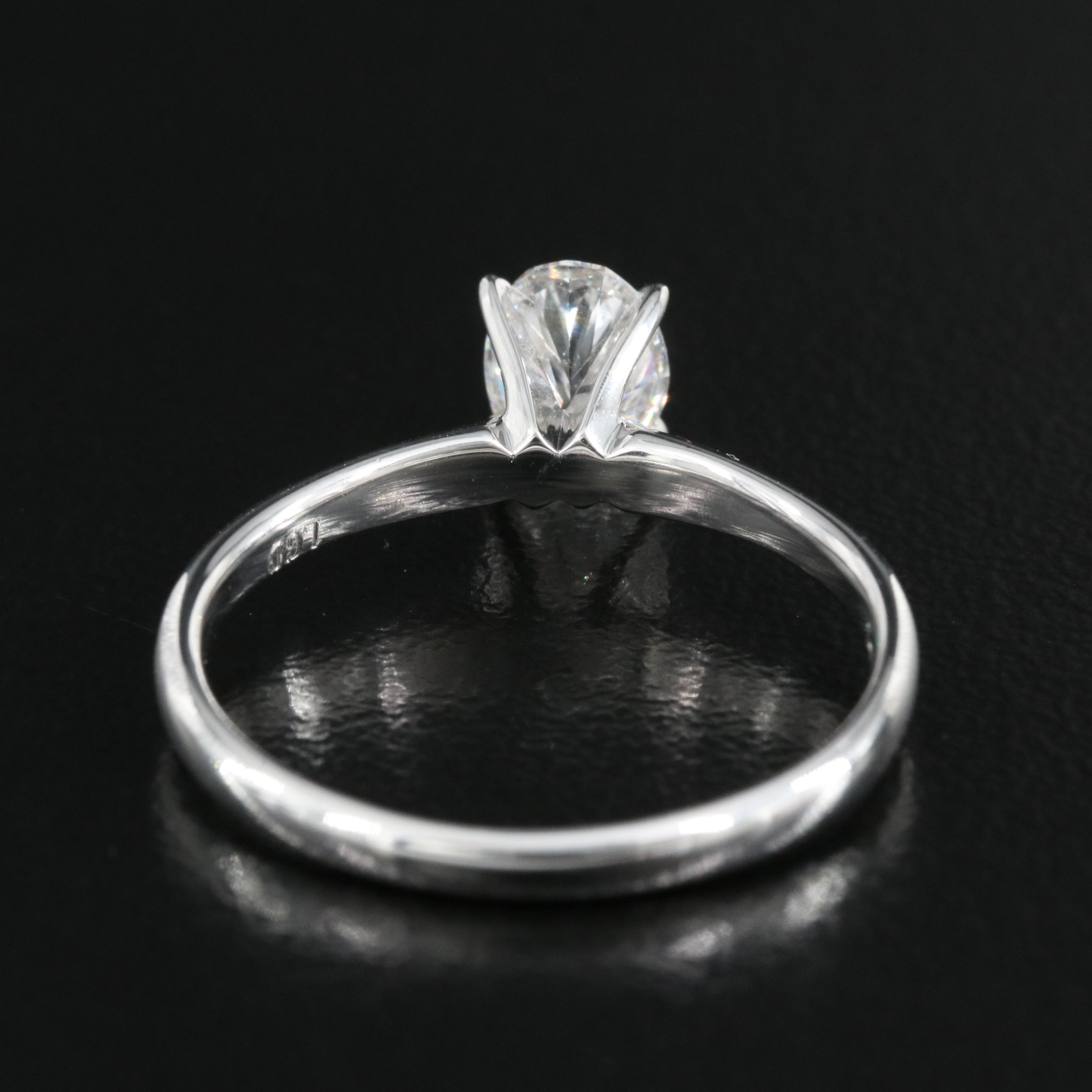 14K 0.74 CT Lab Grown Diamond Solitaire Ring