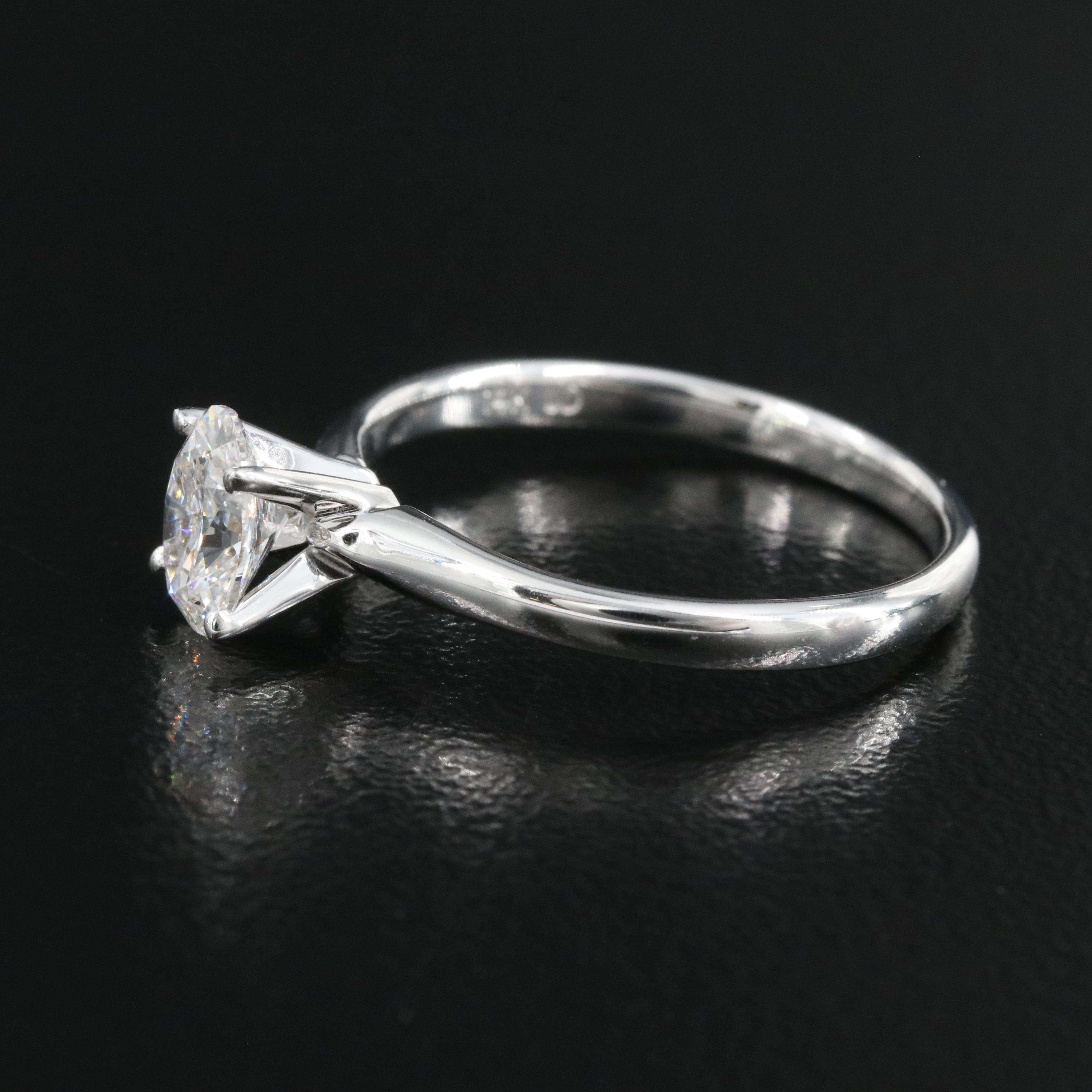 14K 0.74 CT Lab Grown Diamond Solitaire Ring