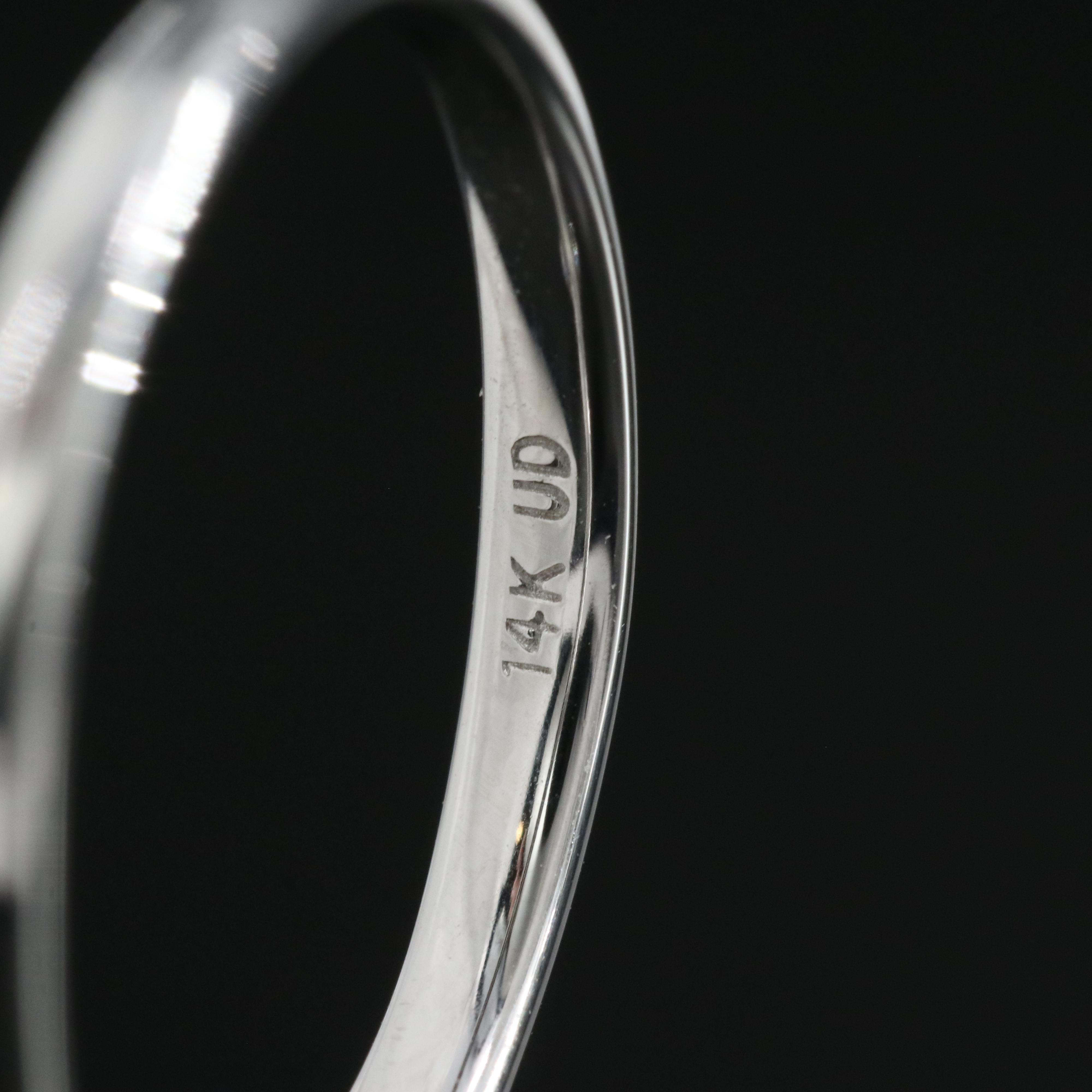 14K 0.74 CT Lab Grown Diamond Solitaire Ring