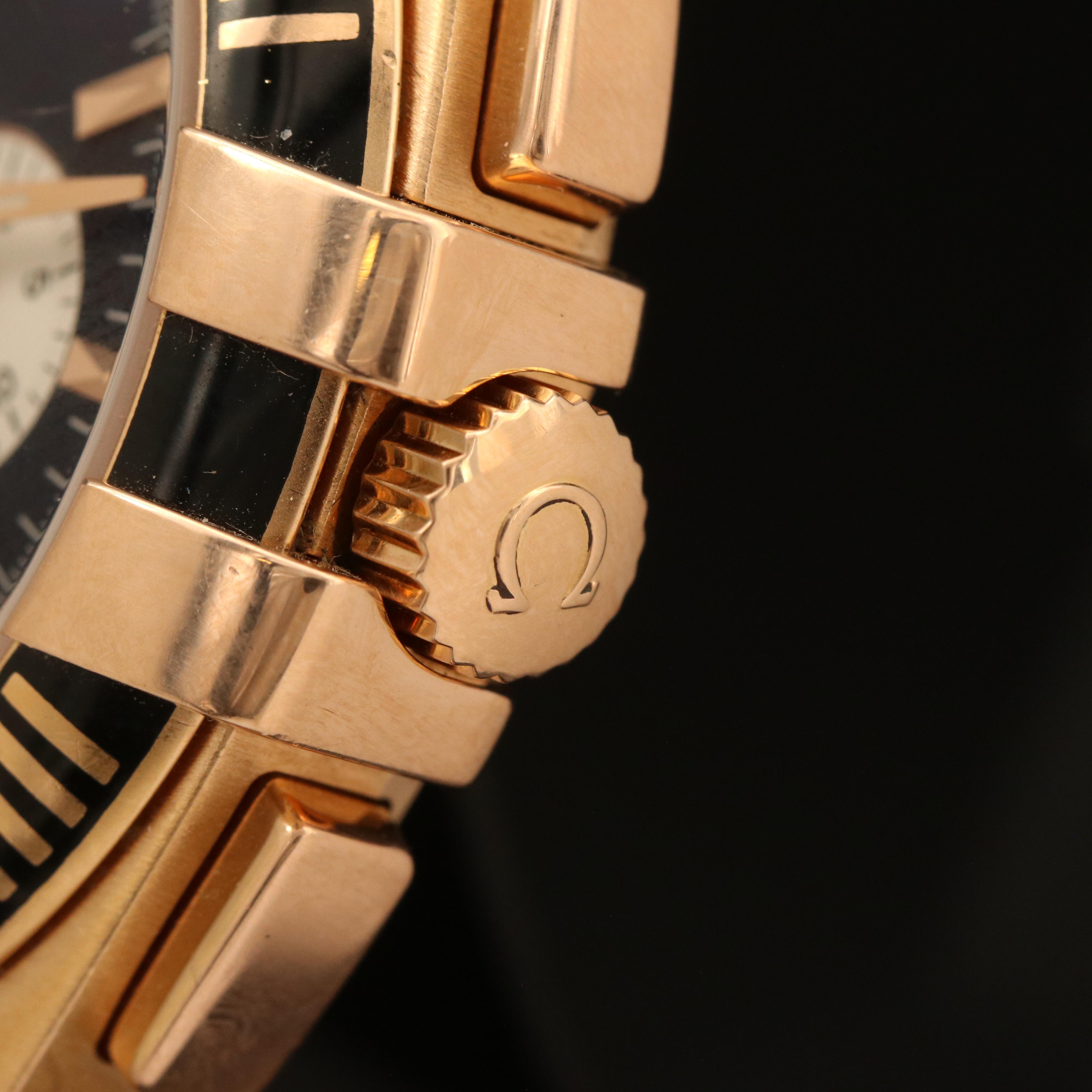 2006 18K Omega Double Eagle Constellation Chronograph Watch