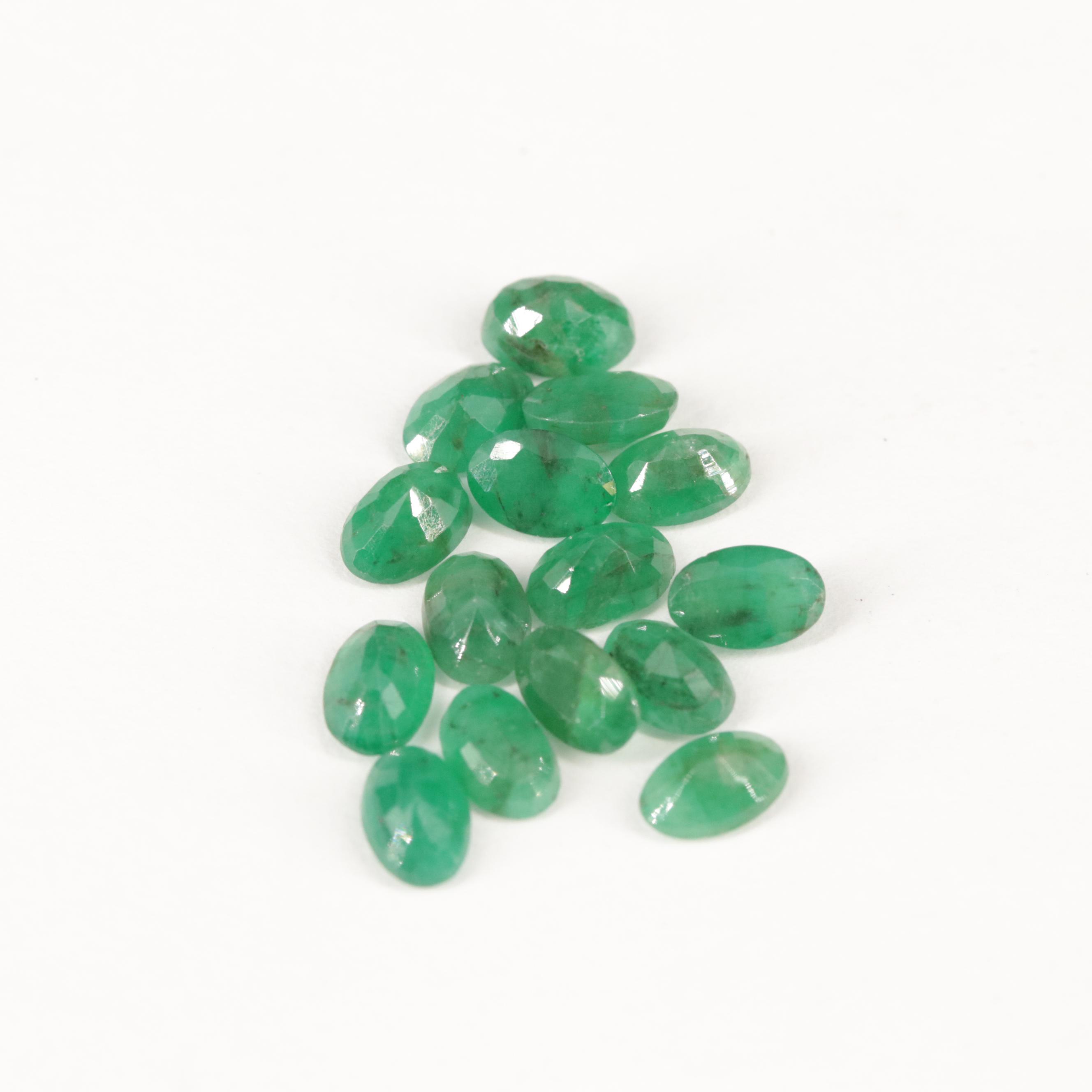 Loose 6.30 CTW Emerald Lot