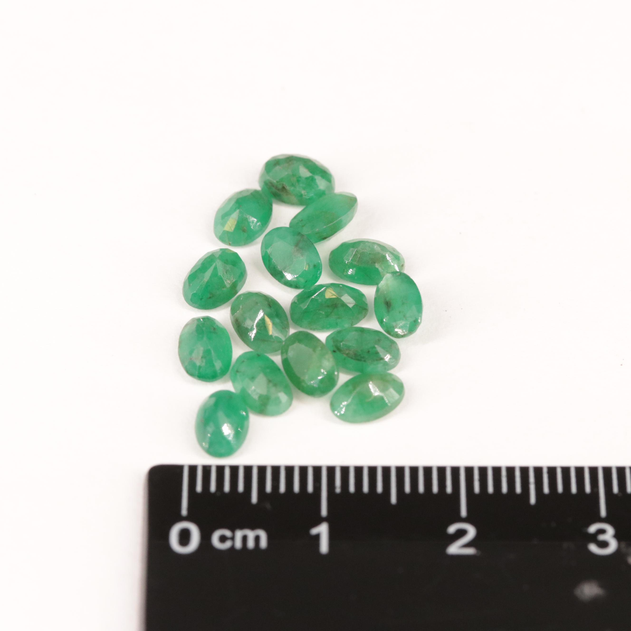 Loose 6.30 CTW Emerald Lot