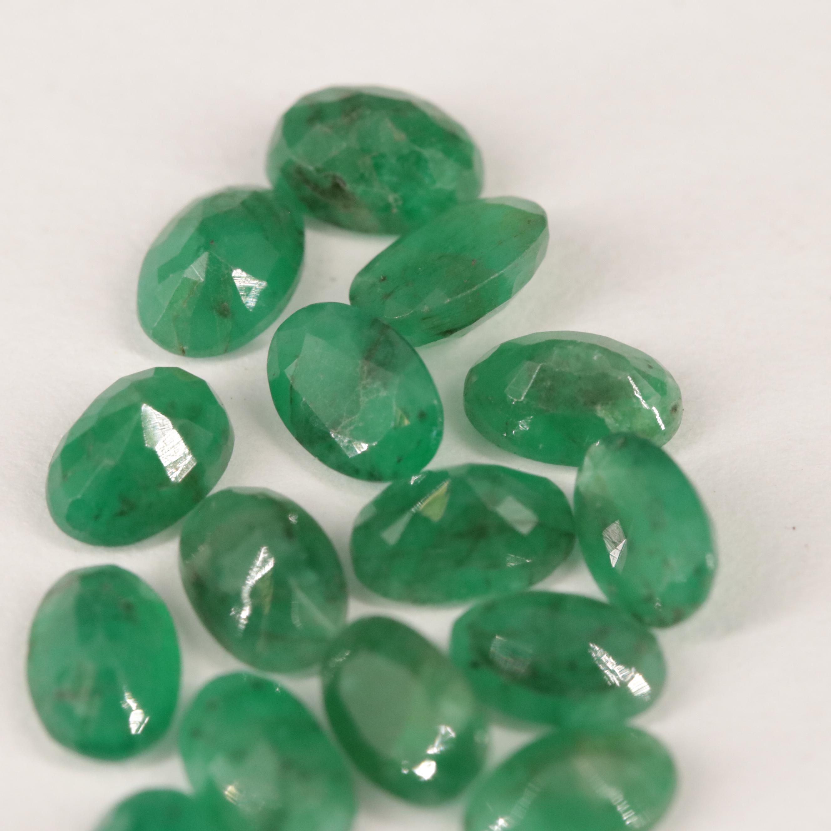 Loose 6.30 CTW Emerald Lot