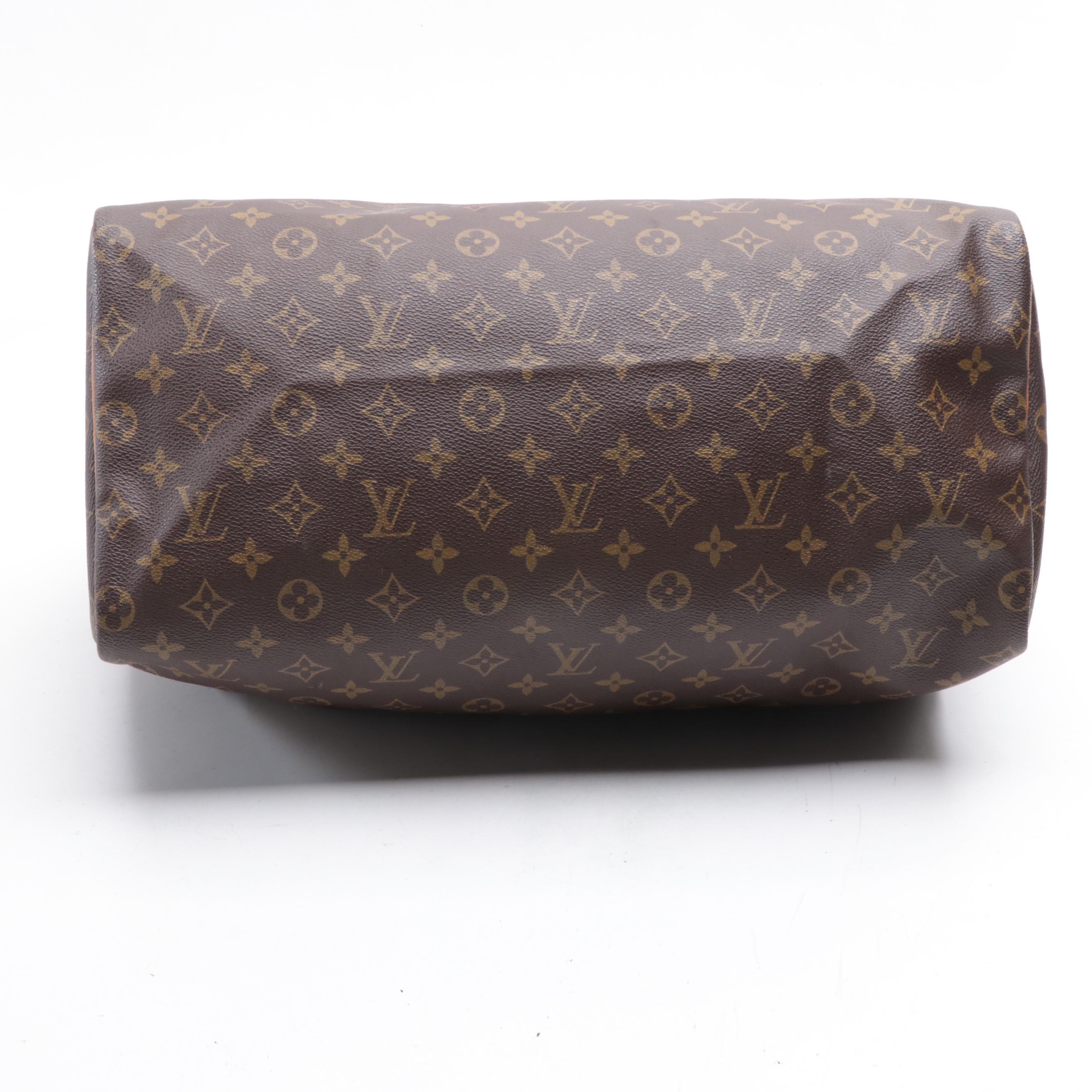 Louis Vuitton Speedy 40 in Monogram Canvas and Vachetta Leather