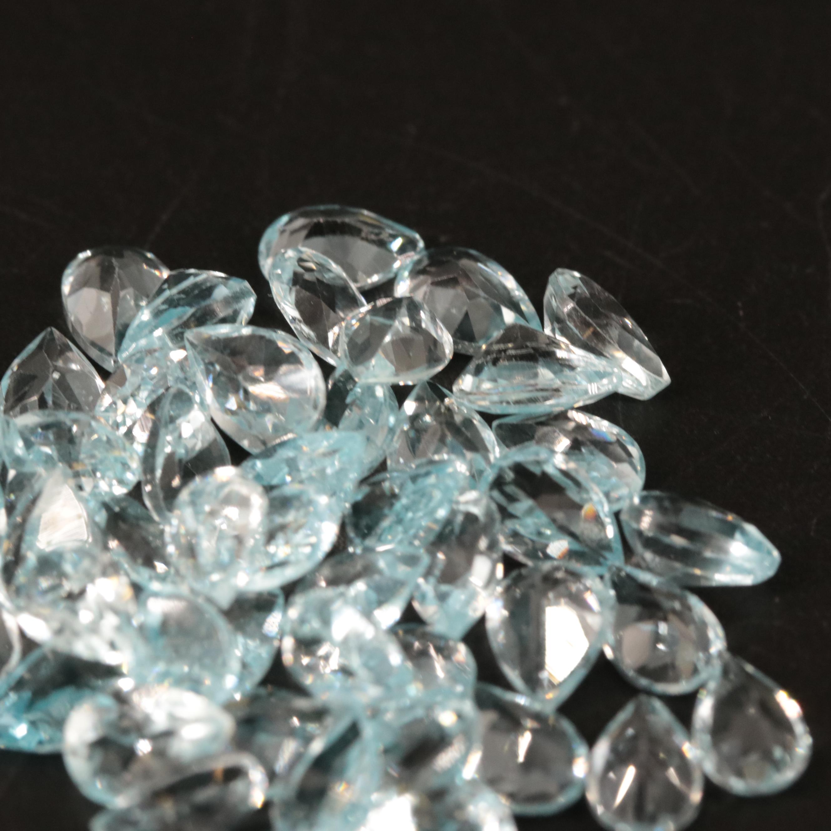 Loose 26.07 CTW Blue Topaz