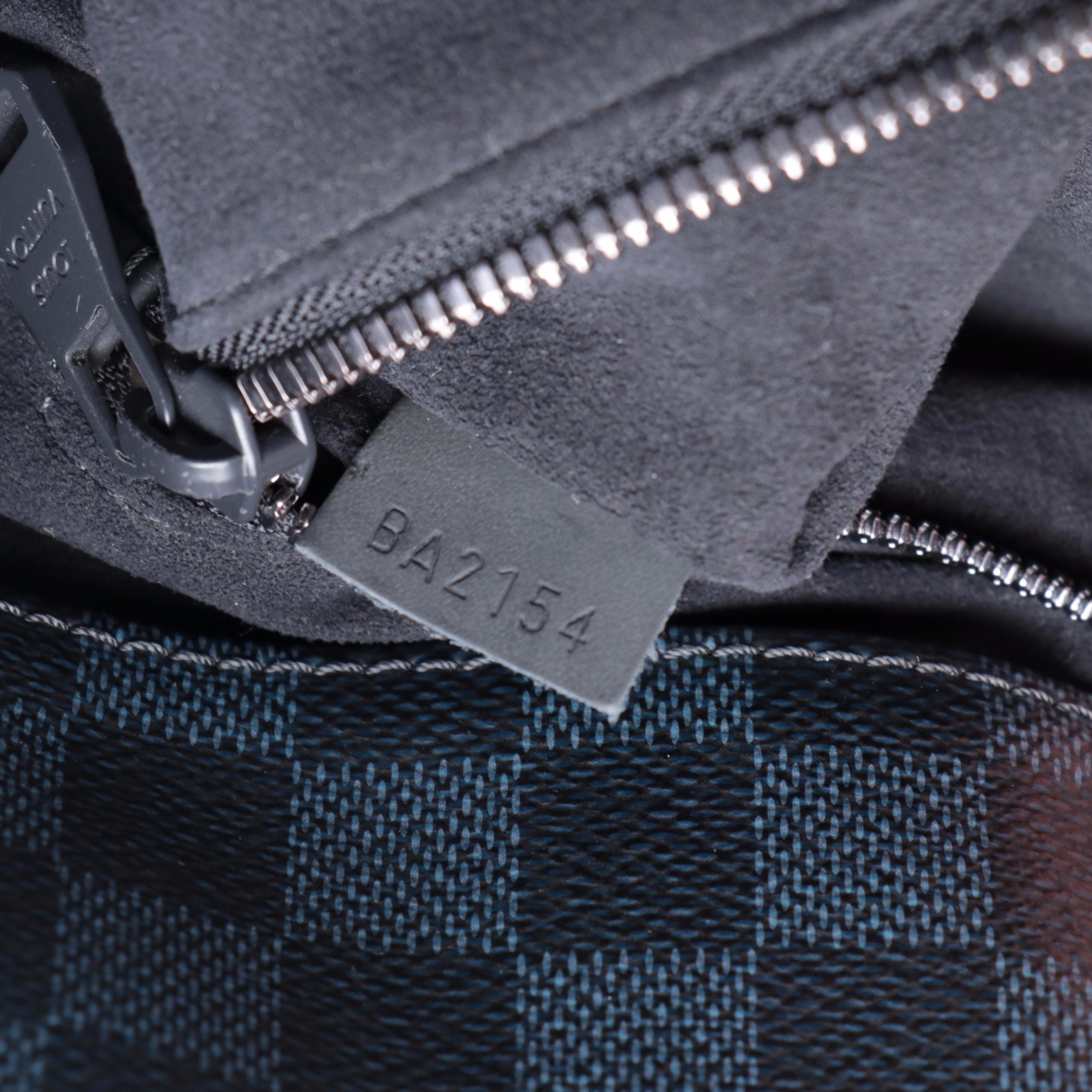 Louis Vuitton North South Tote in Colbat Damier Canvas