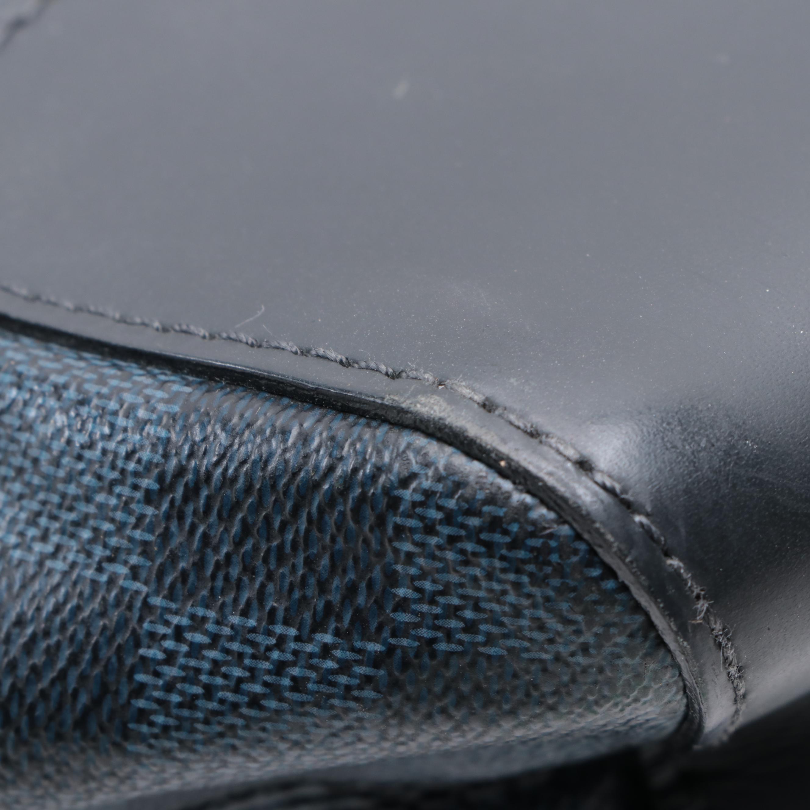 Louis Vuitton North South Tote in Colbat Damier Canvas