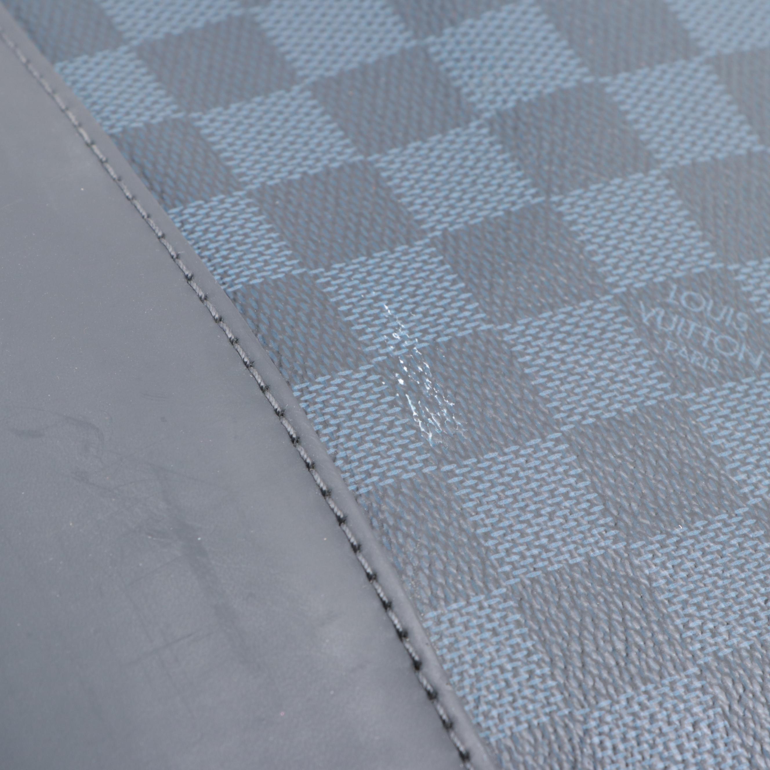 Louis Vuitton North South Tote in Colbat Damier Canvas