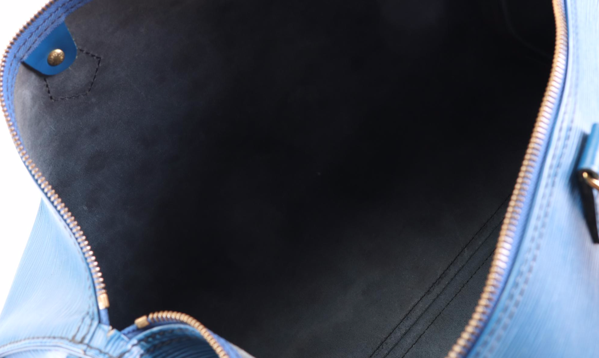 Louis Vuitton Speedy 40 in Toledo Blue Epi and Smooth Leather