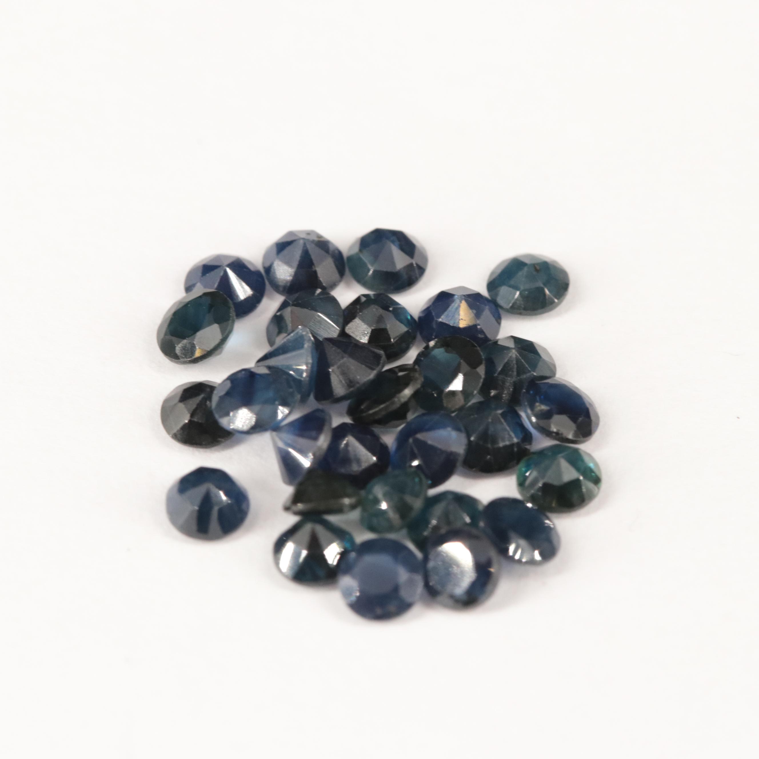 Loose 9.55 CTW Blue Sapphire