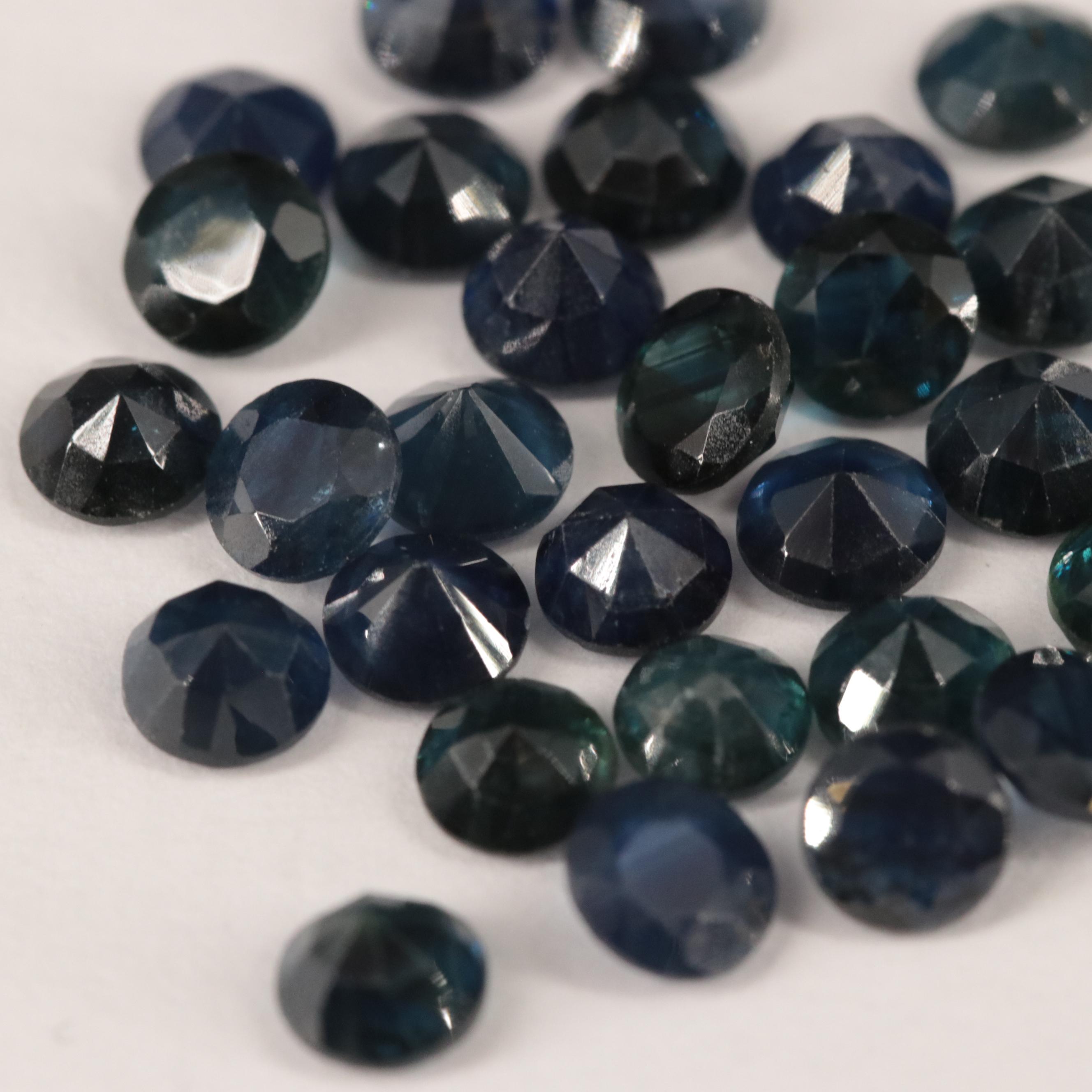 Loose 9.55 CTW Blue Sapphire