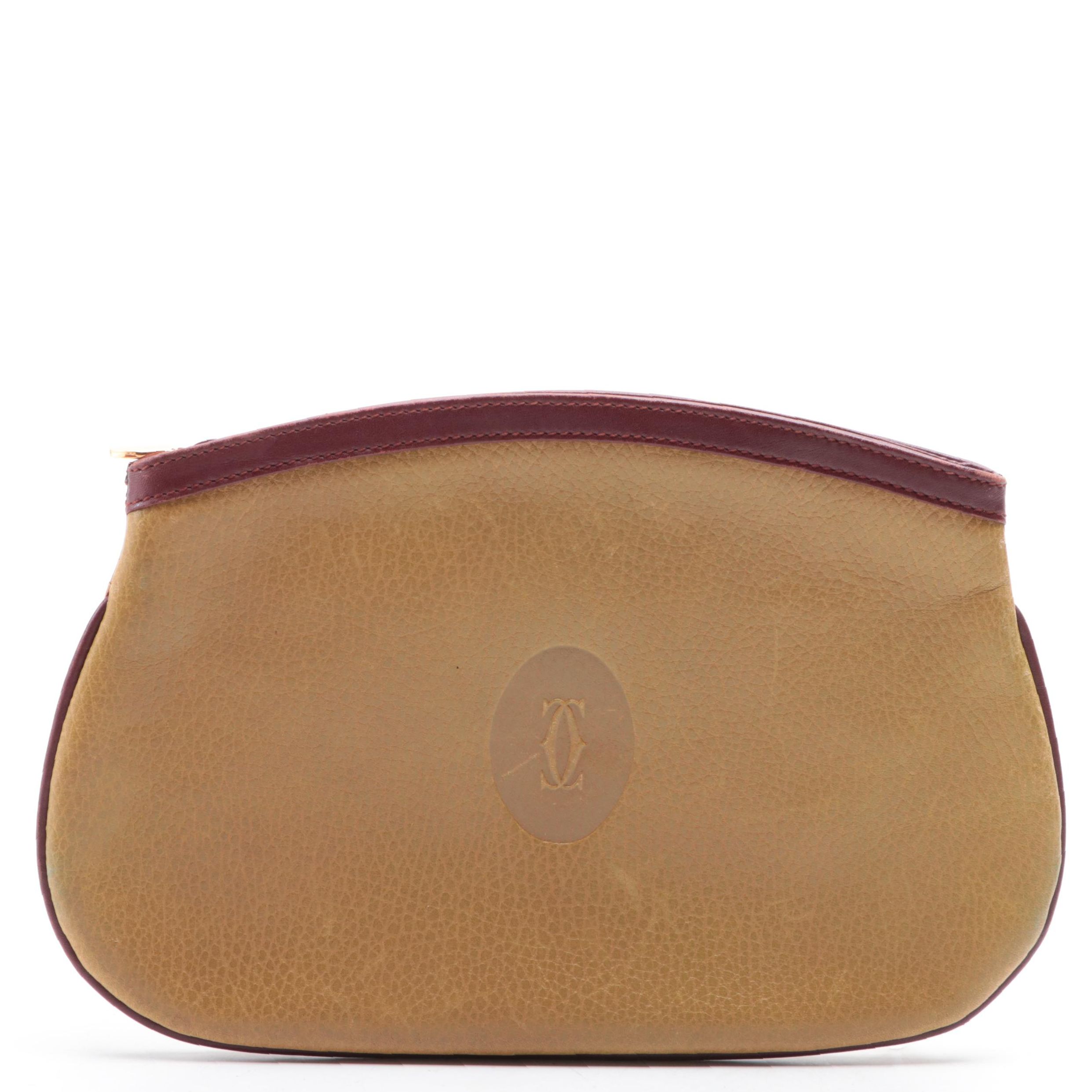 Cartier Zip Pouch in Leather