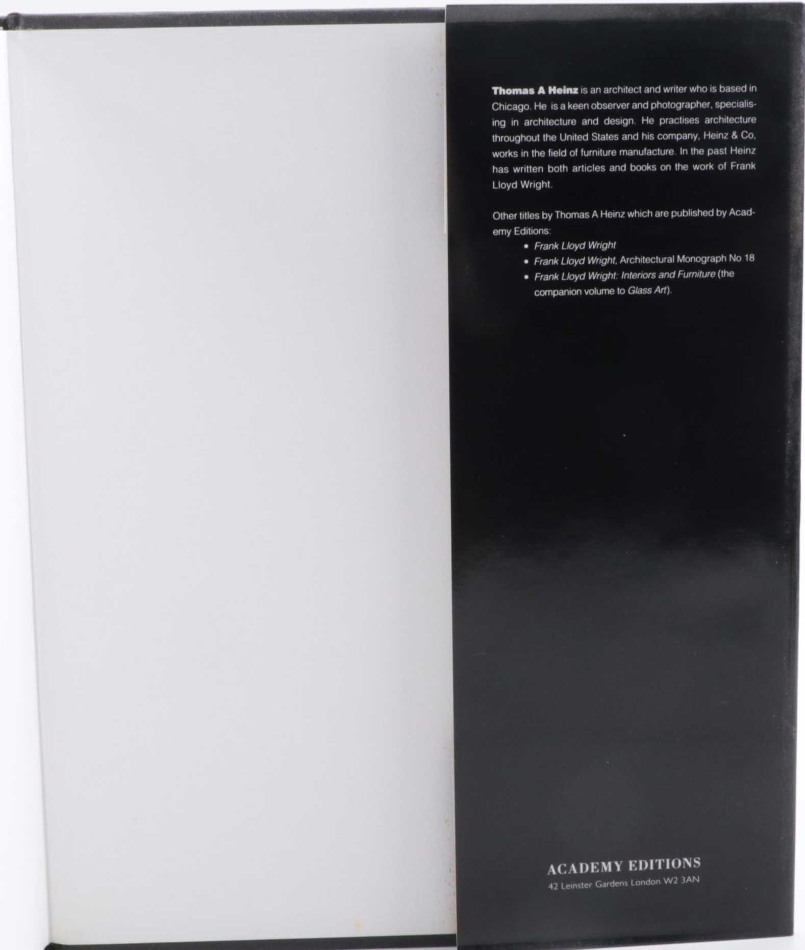 "Frank Lloyd Wright: Glass Art" by Thomas Heinz and More Nonfiction Books