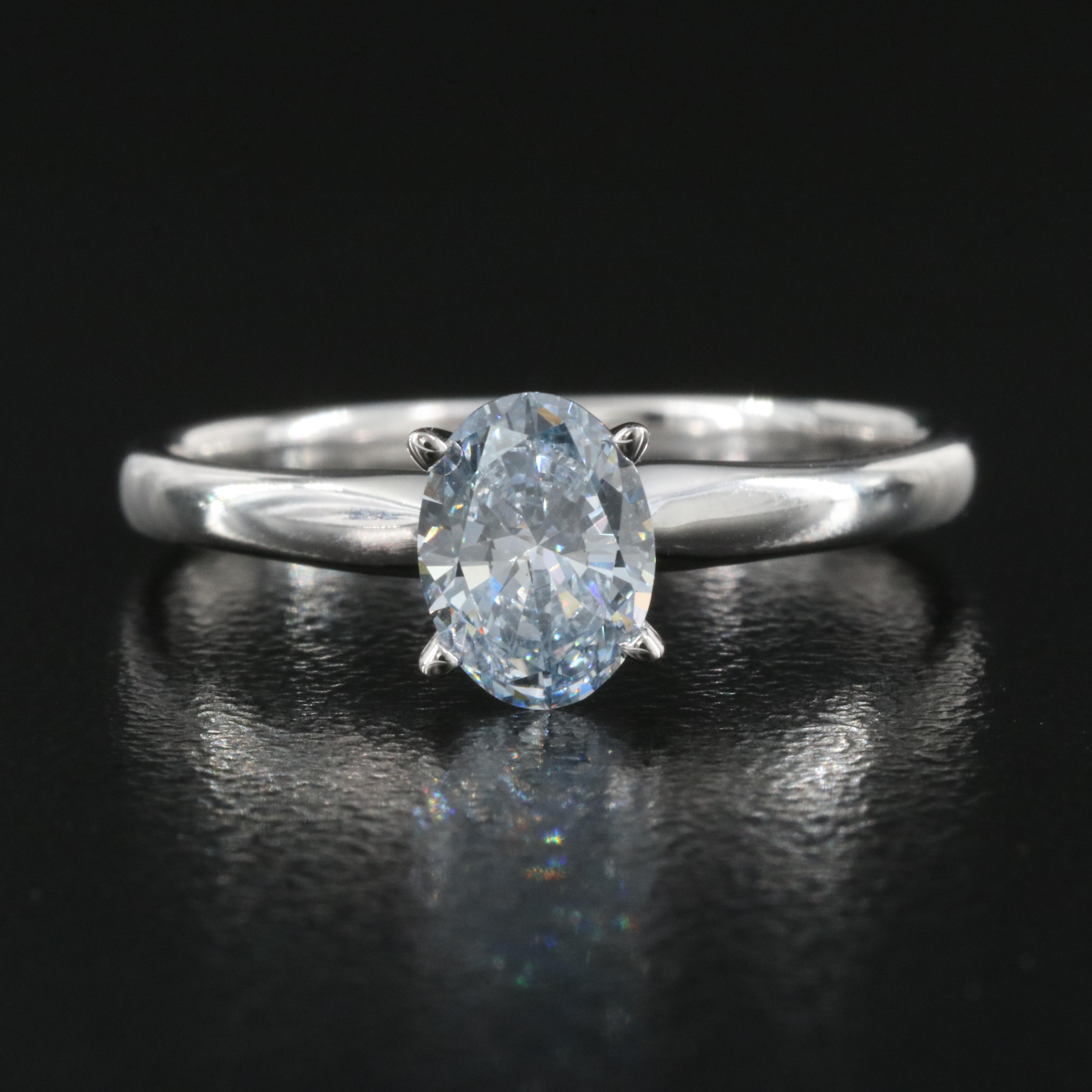 14K 0.70 CT Lab Grown Diamond Solitaire Ring
