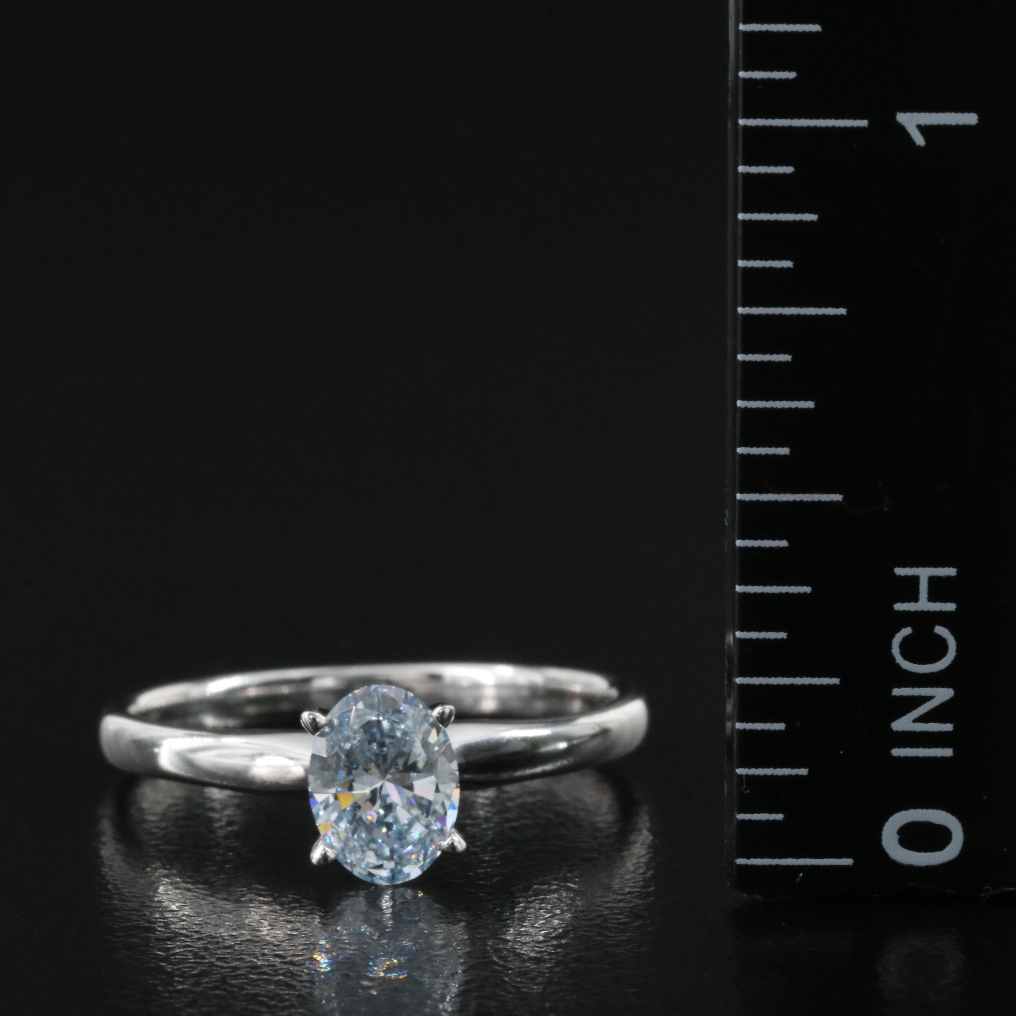 14K 0.70 CT Lab Grown Diamond Solitaire Ring