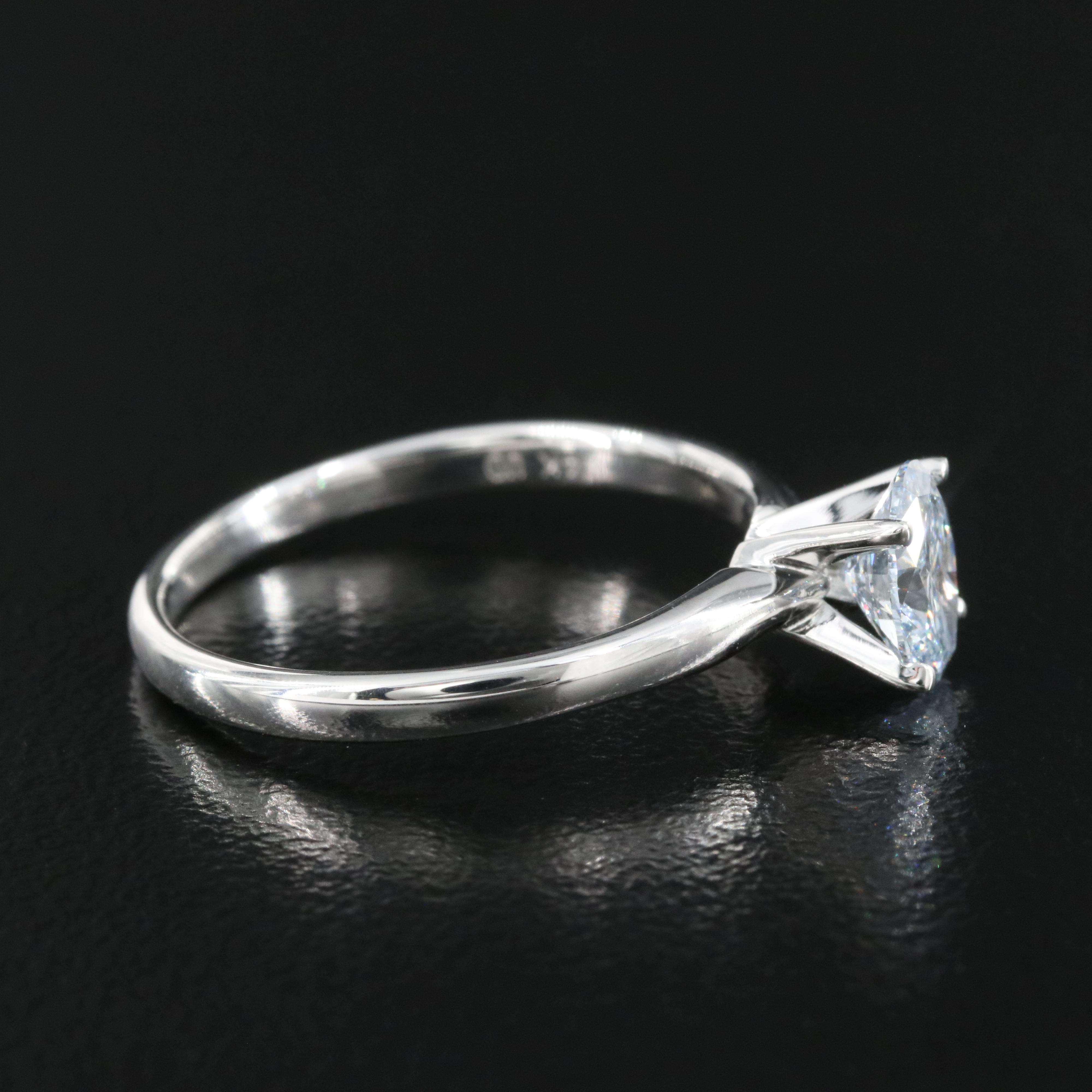 14K 0.70 CT Lab Grown Diamond Solitaire Ring