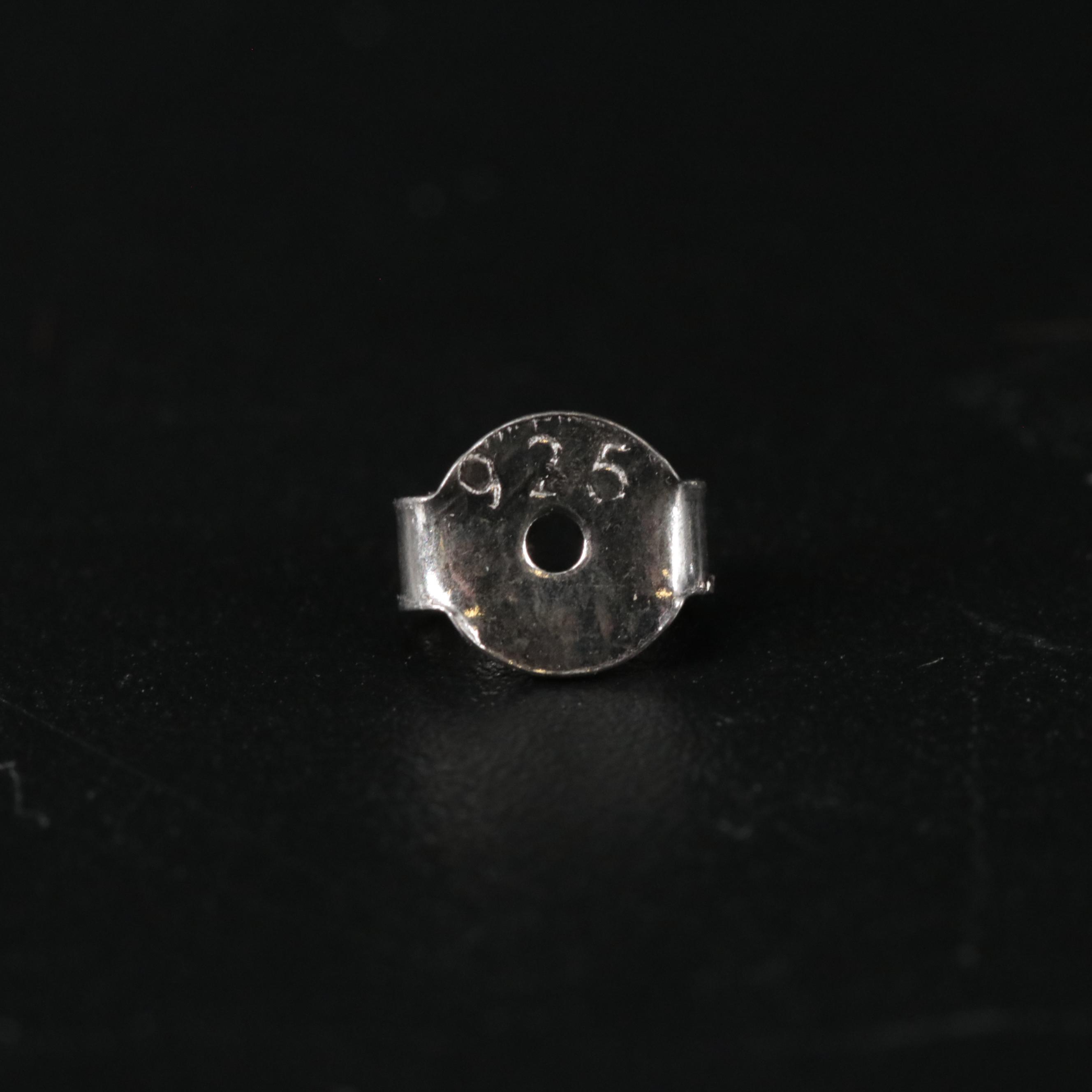 Sterling Cubic Zirconia Stud Earrings