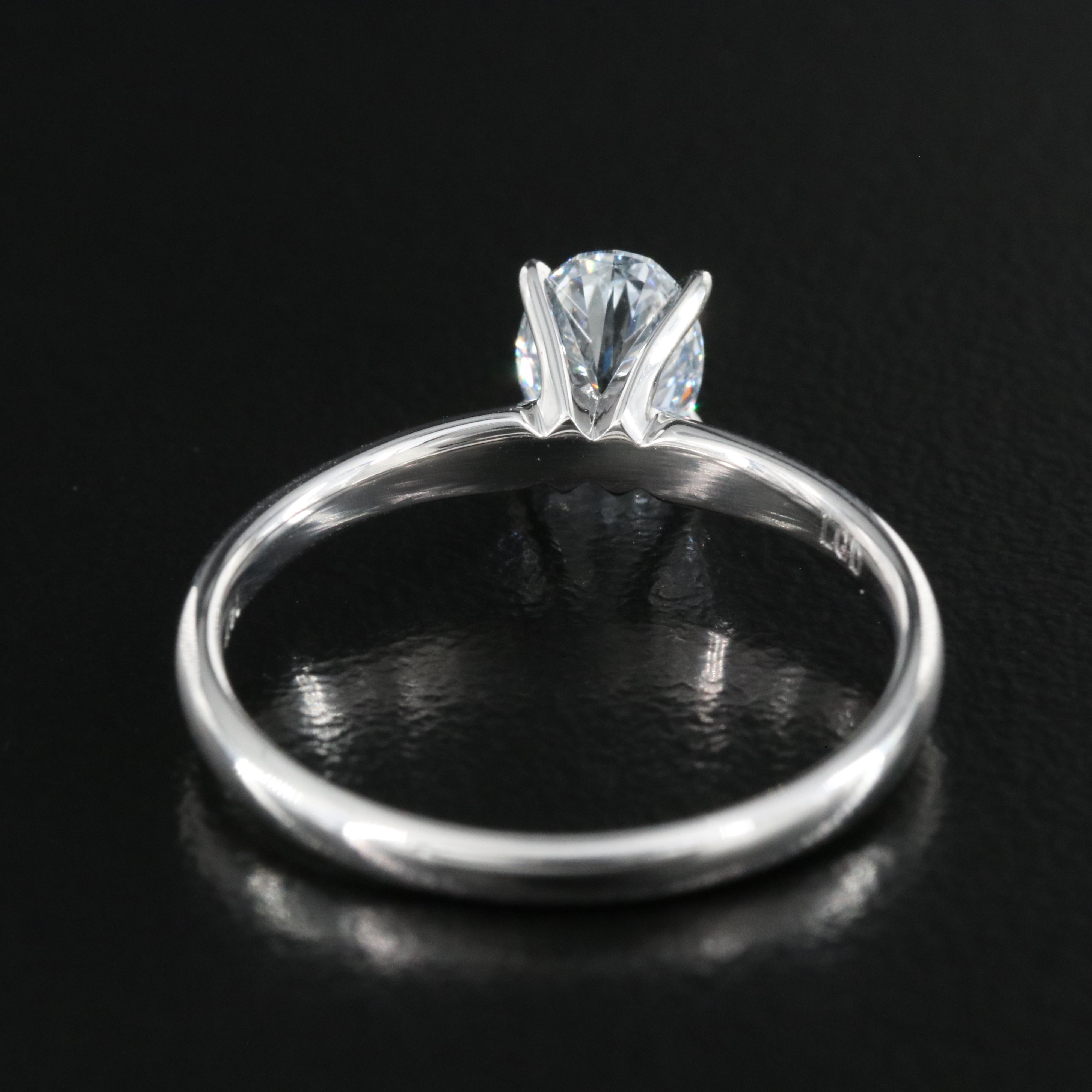 14K 0.70 CT Lab Grown Diamond Solitaire Ring