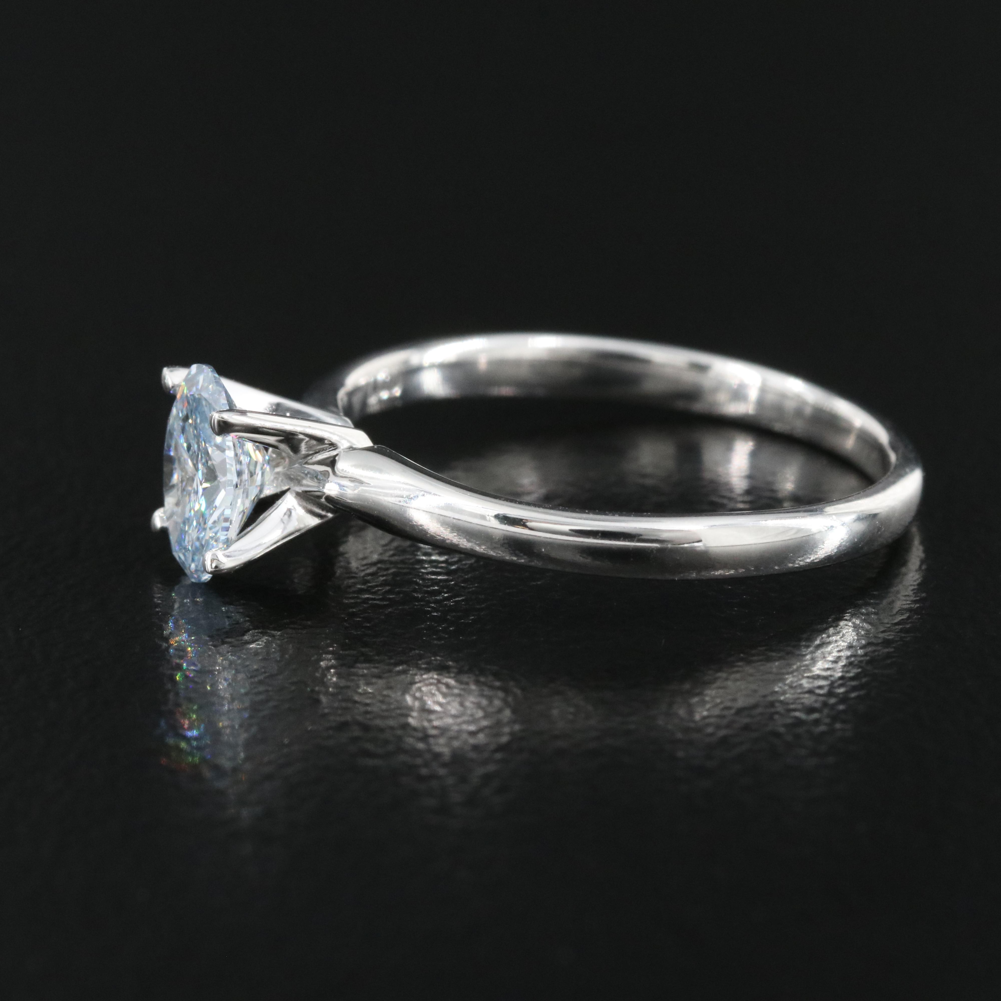 14K 0.70 CT Lab Grown Diamond Solitaire Ring