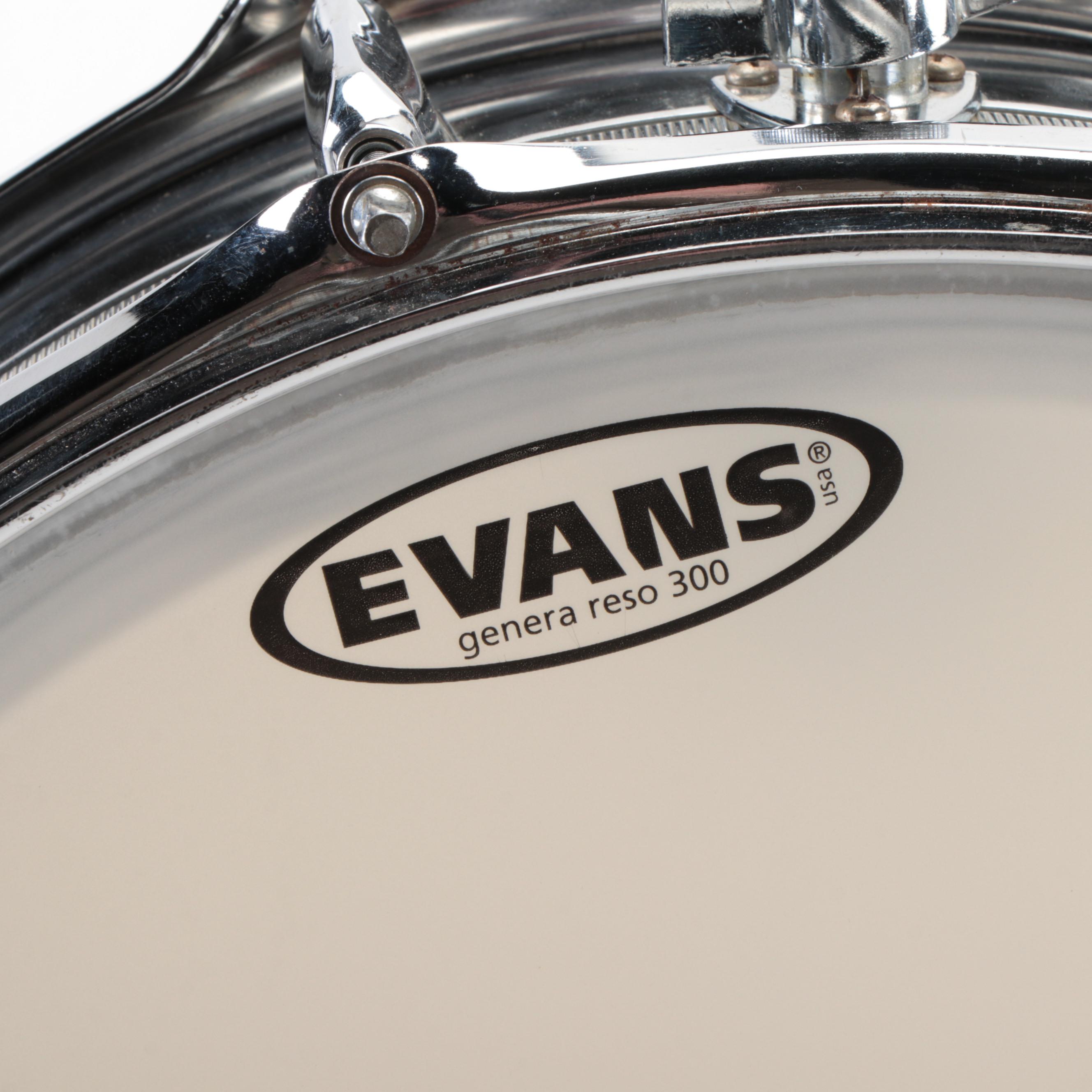 Evans Snare Drum With Remo Weatherking Head, Ludwig Case