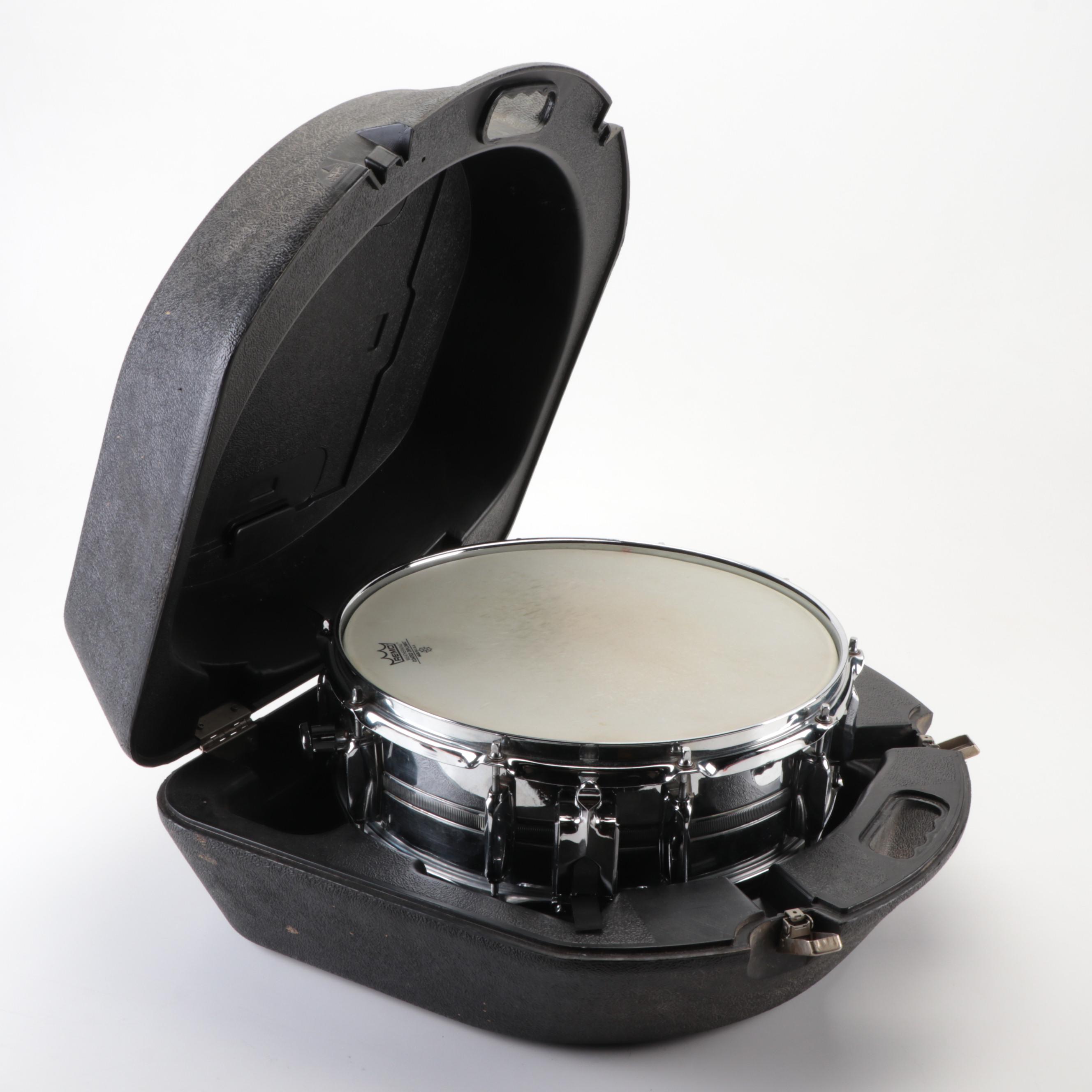 Evans Snare Drum With Remo Weatherking Head, Ludwig Case