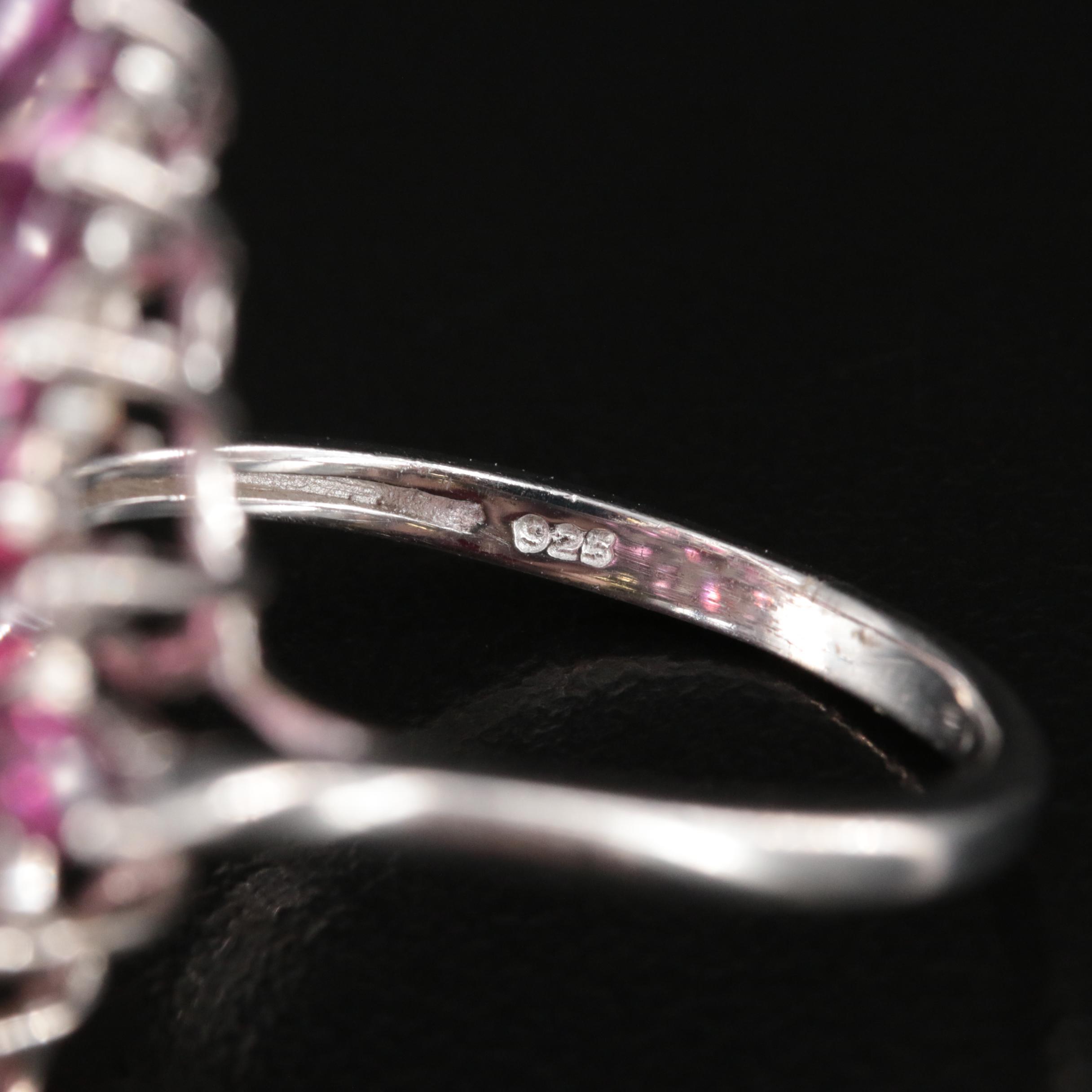 Sterling Peridot and Garnet Rings