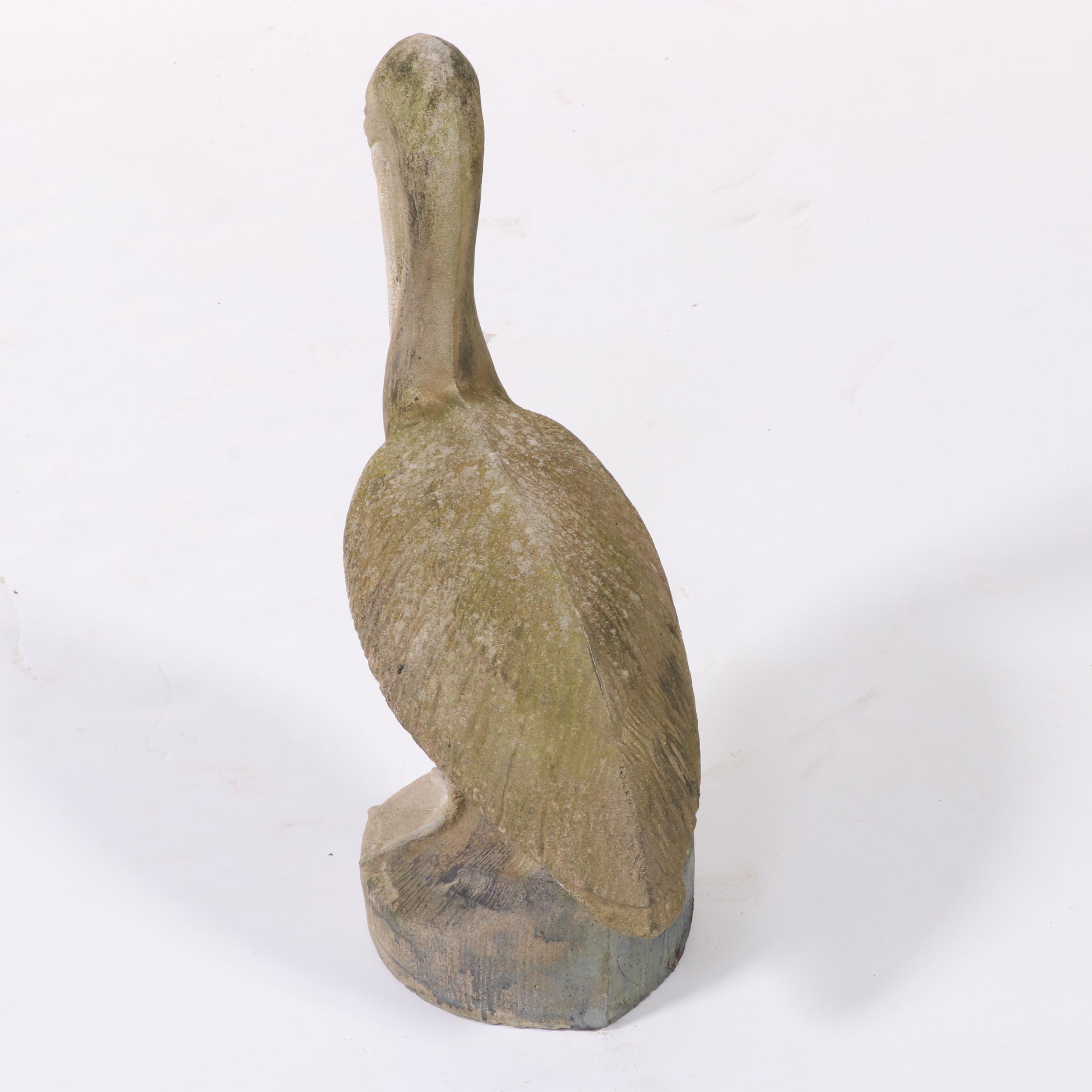 Cast Concrete Pelican Garden Statue