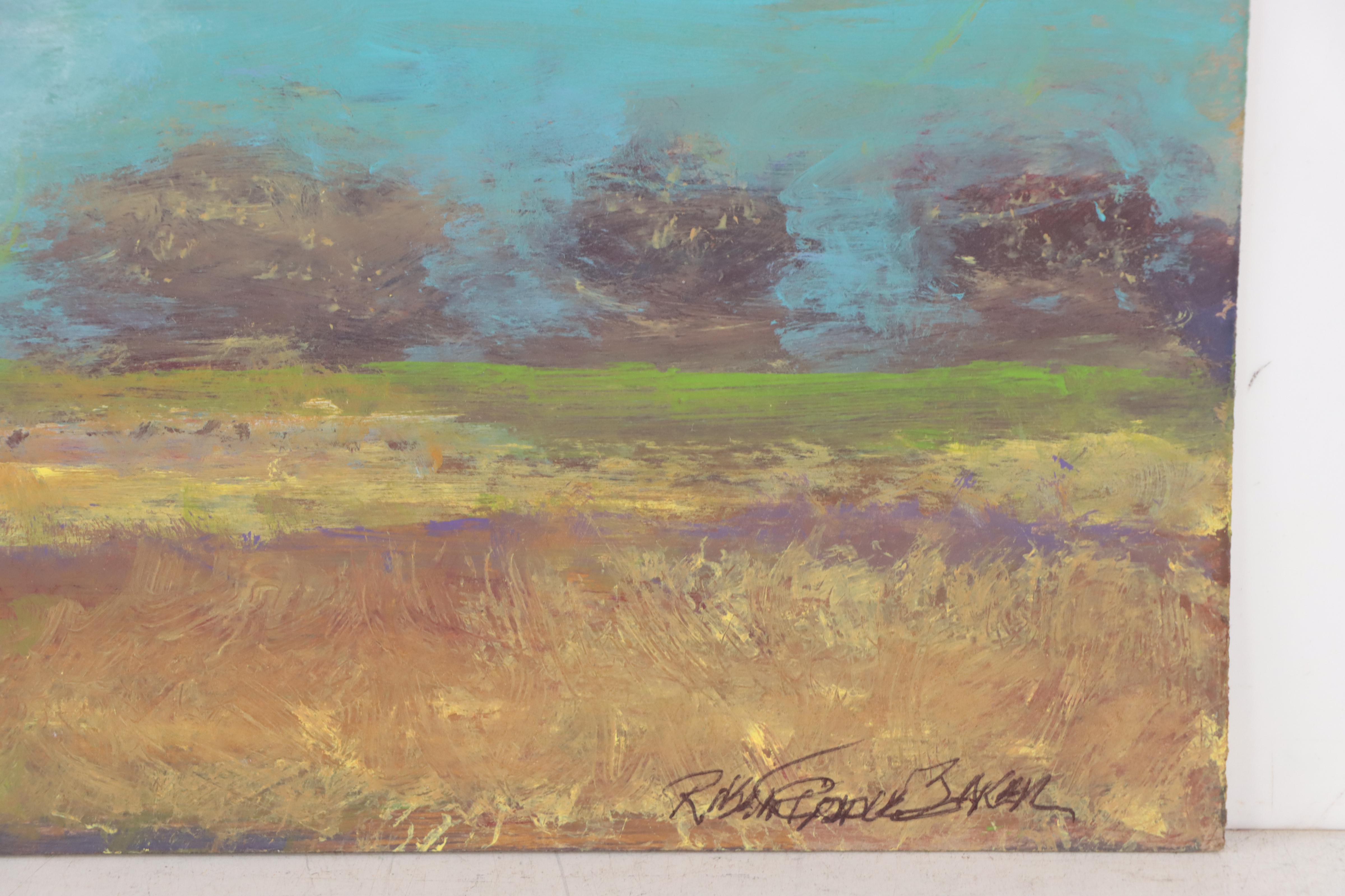 Robert Riddle-Baker Acrylic Painting "Summer Field," 2022