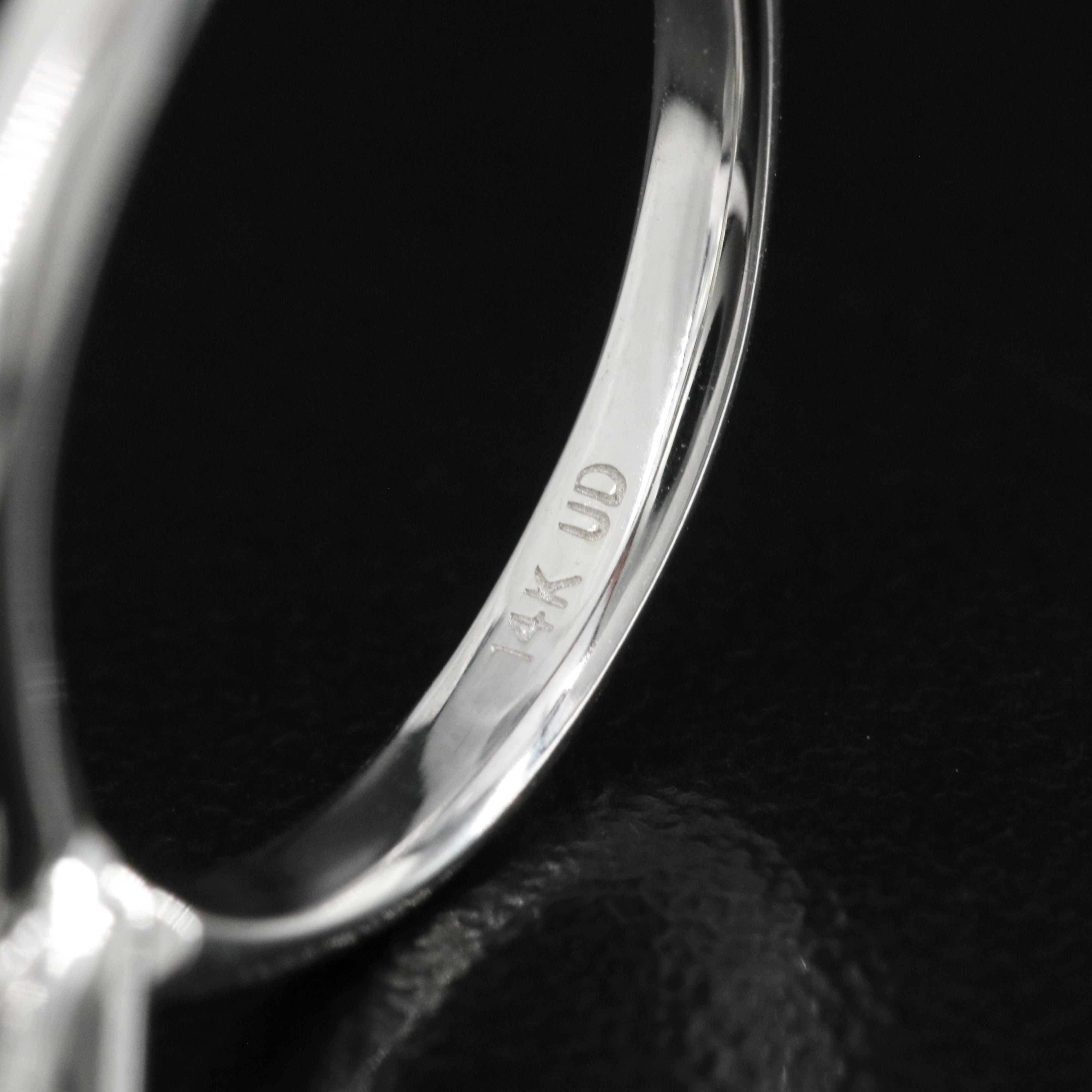 14K 0.85 CT Lab Grown Diamond Solitaire Ring