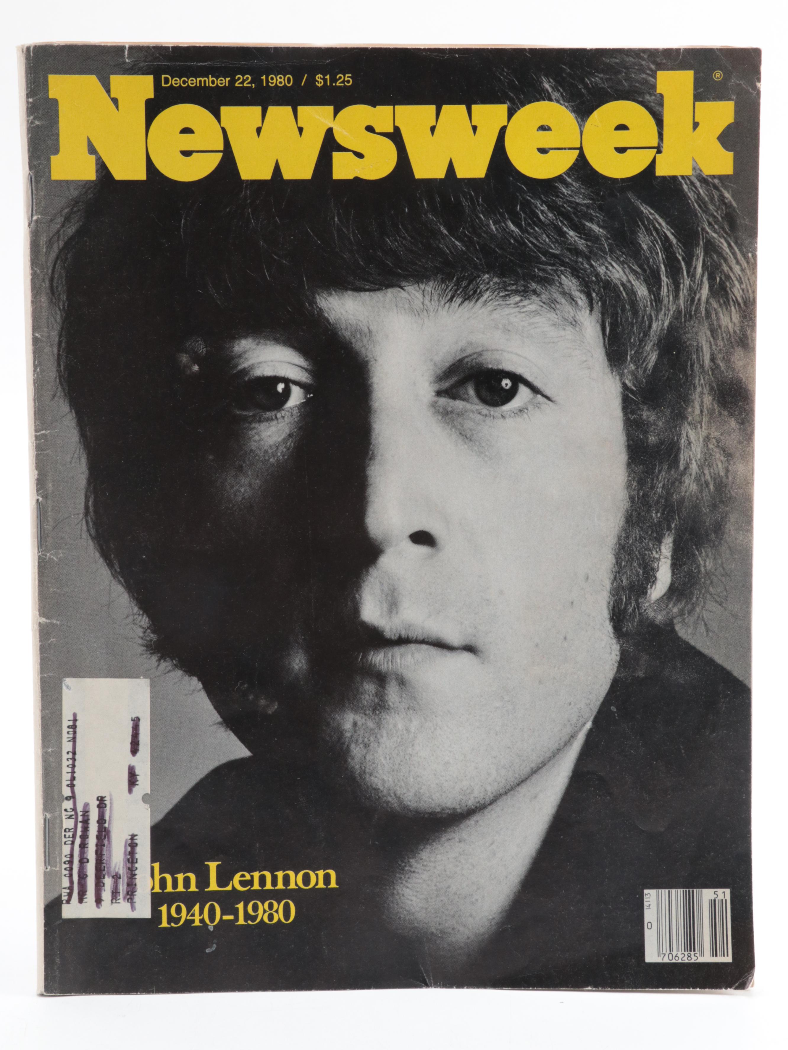 "Newsweek" with Other Magaines and Newspaper Featuring The Beatles