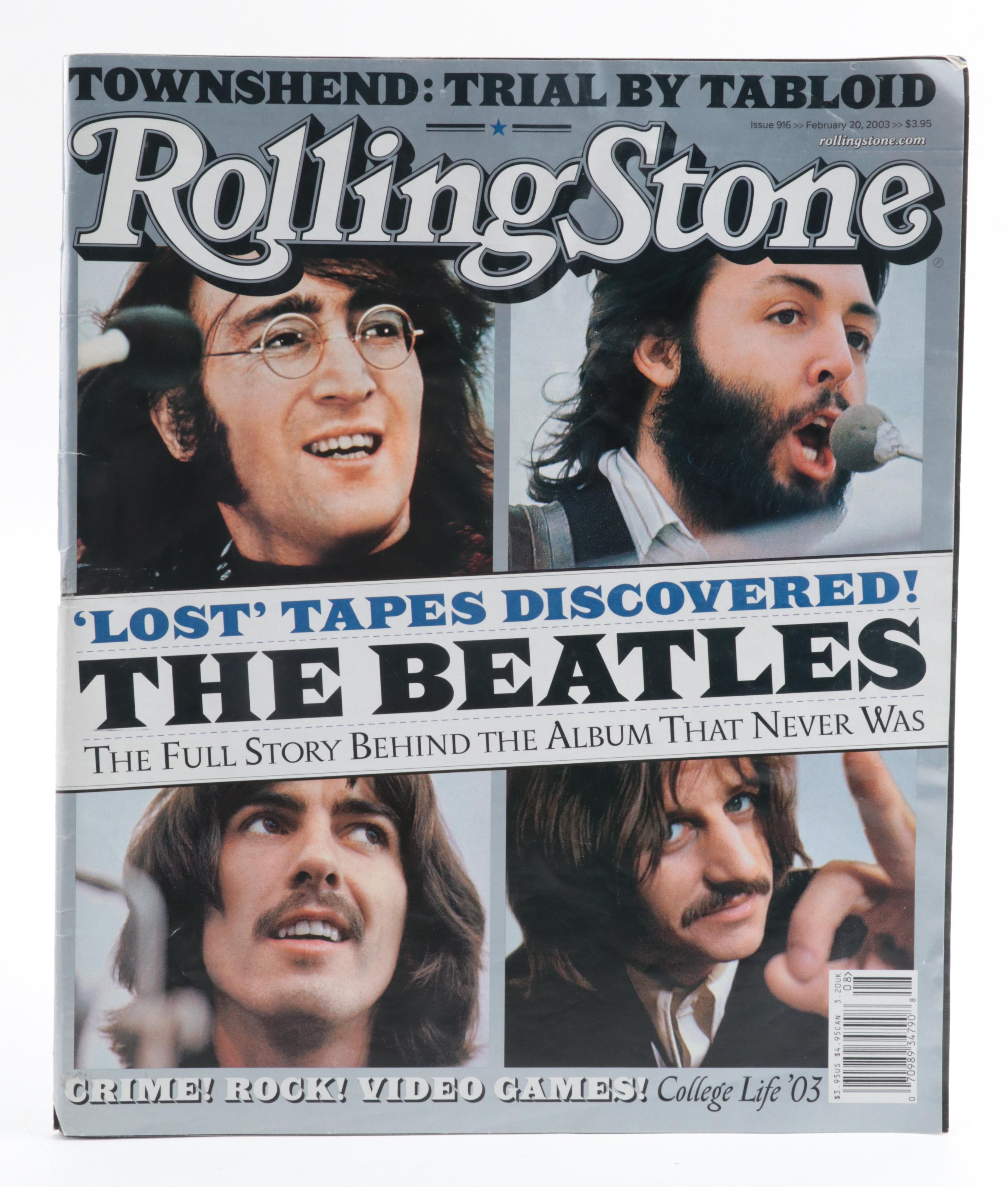 "Newsweek" with Other Magaines and Newspaper Featuring The Beatles