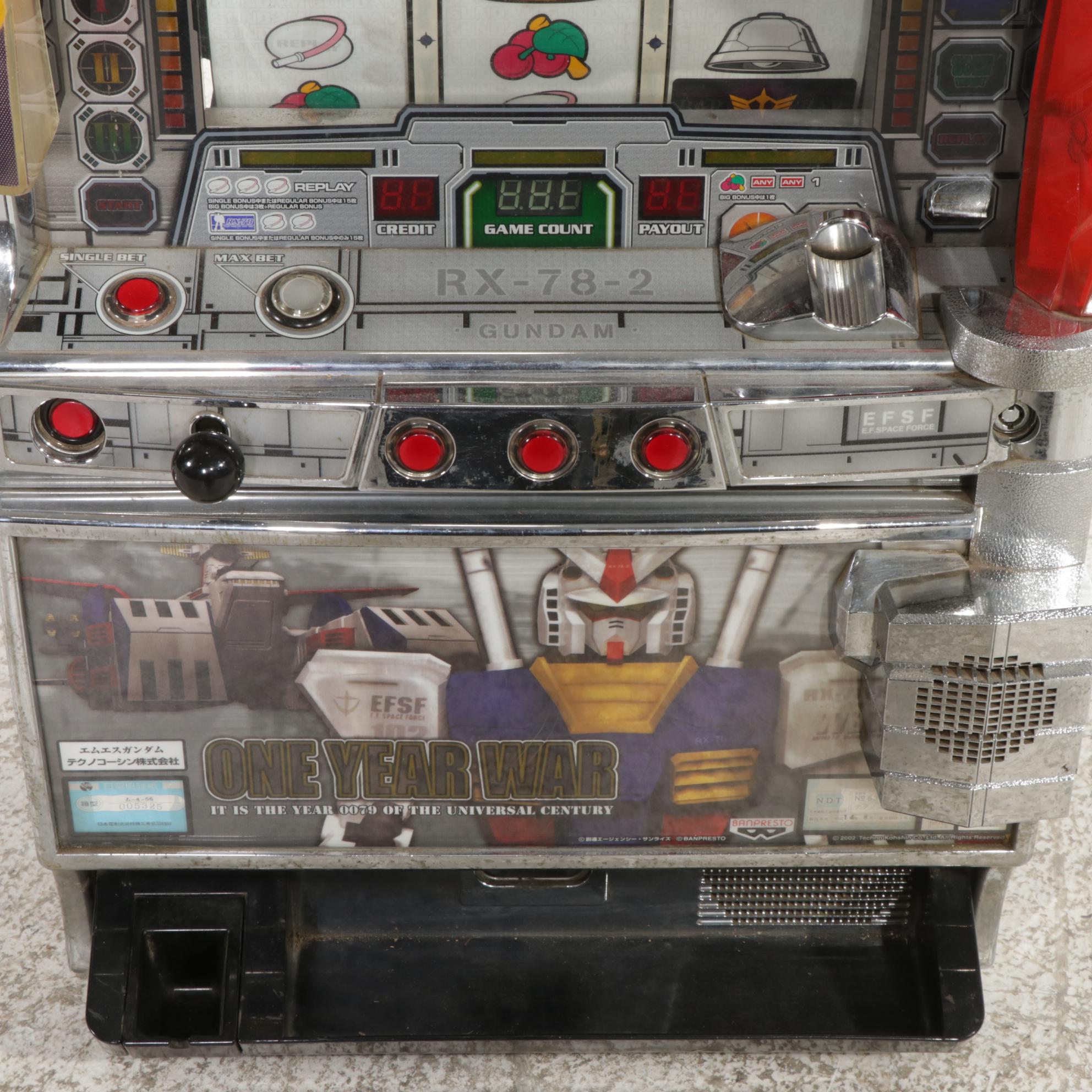 Banpresto Gundam and Aristocrat Baseball-Themed Slot Machines