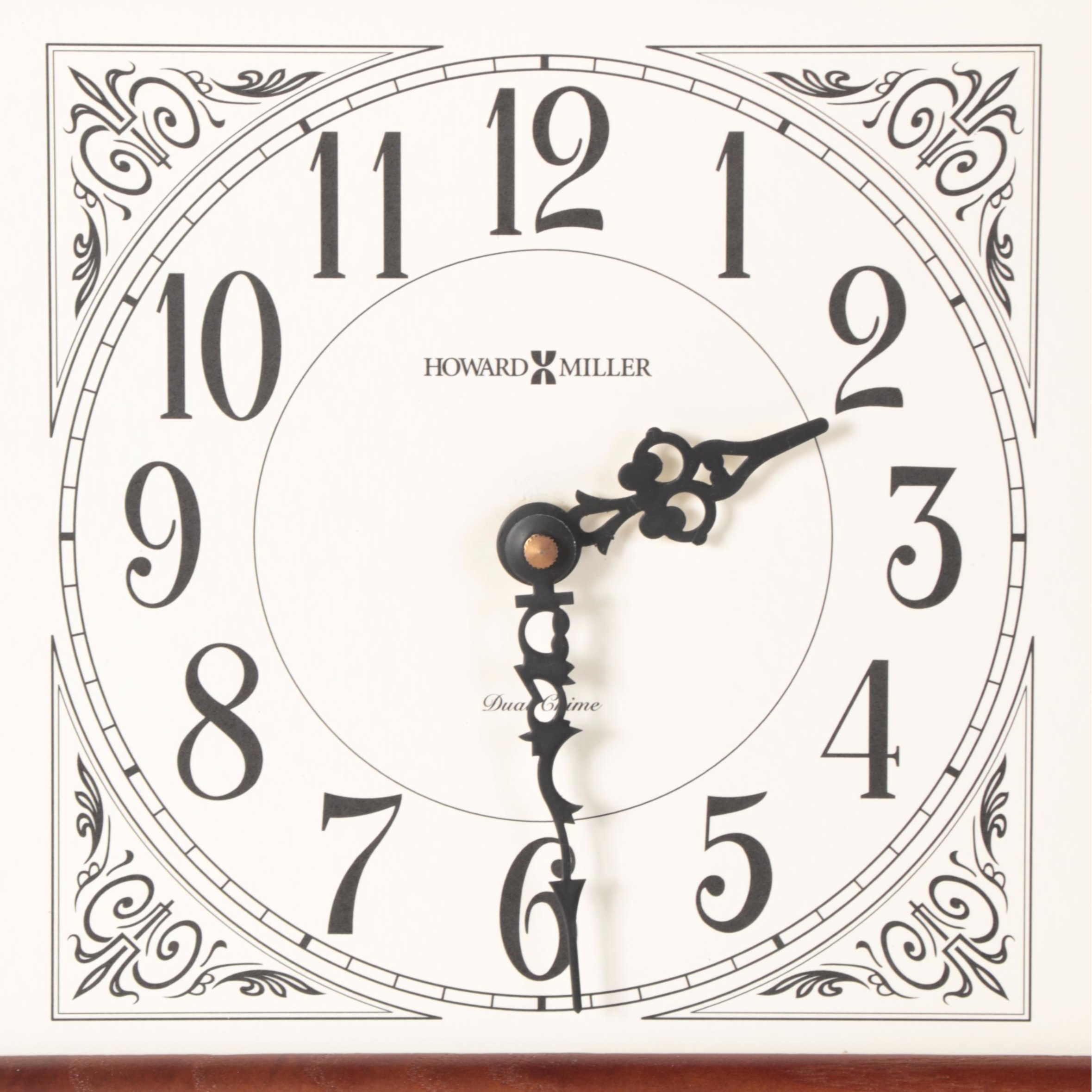 Howard Miller Oak Case Wall Clock