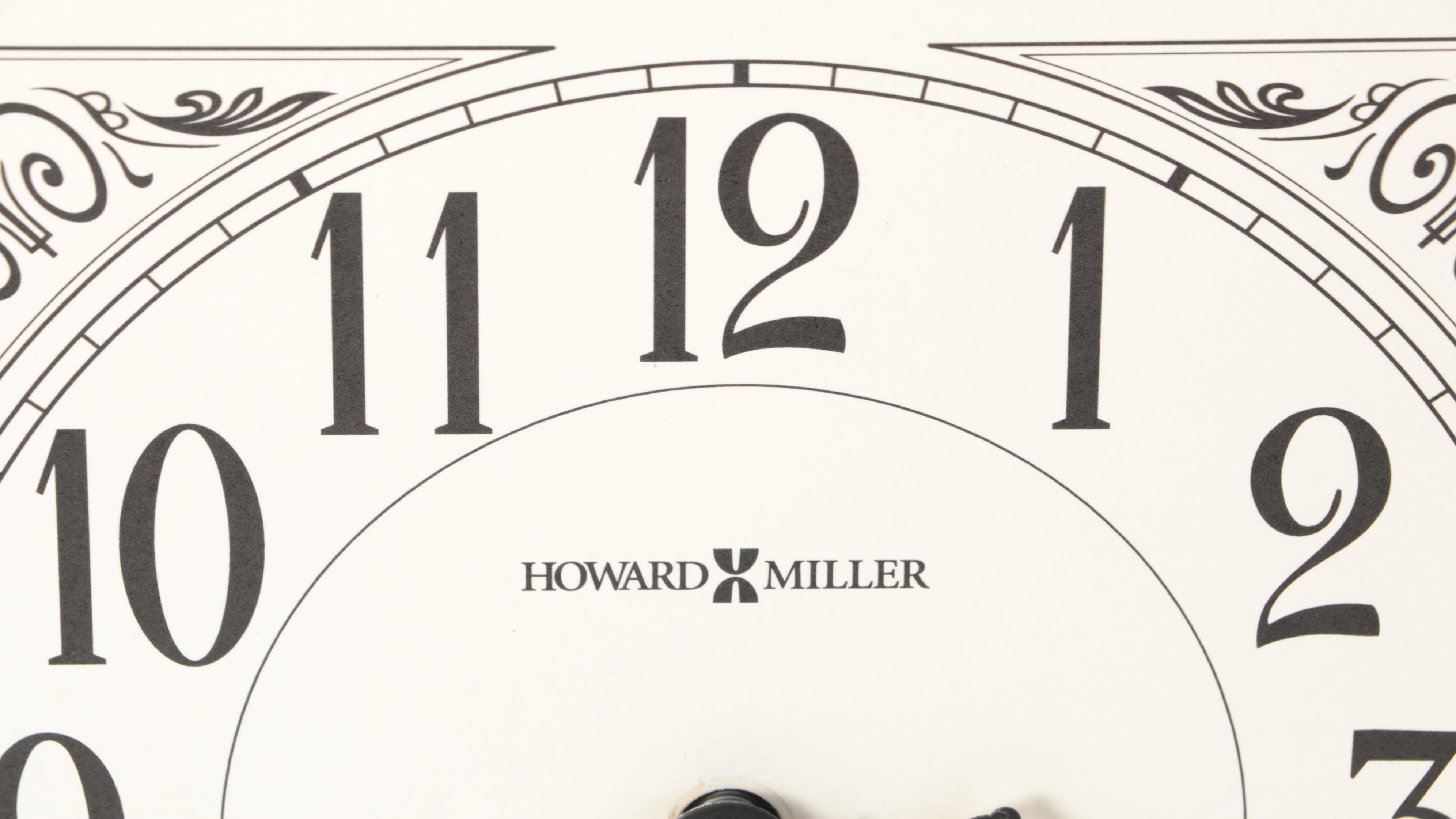Howard Miller Oak Case Wall Clock