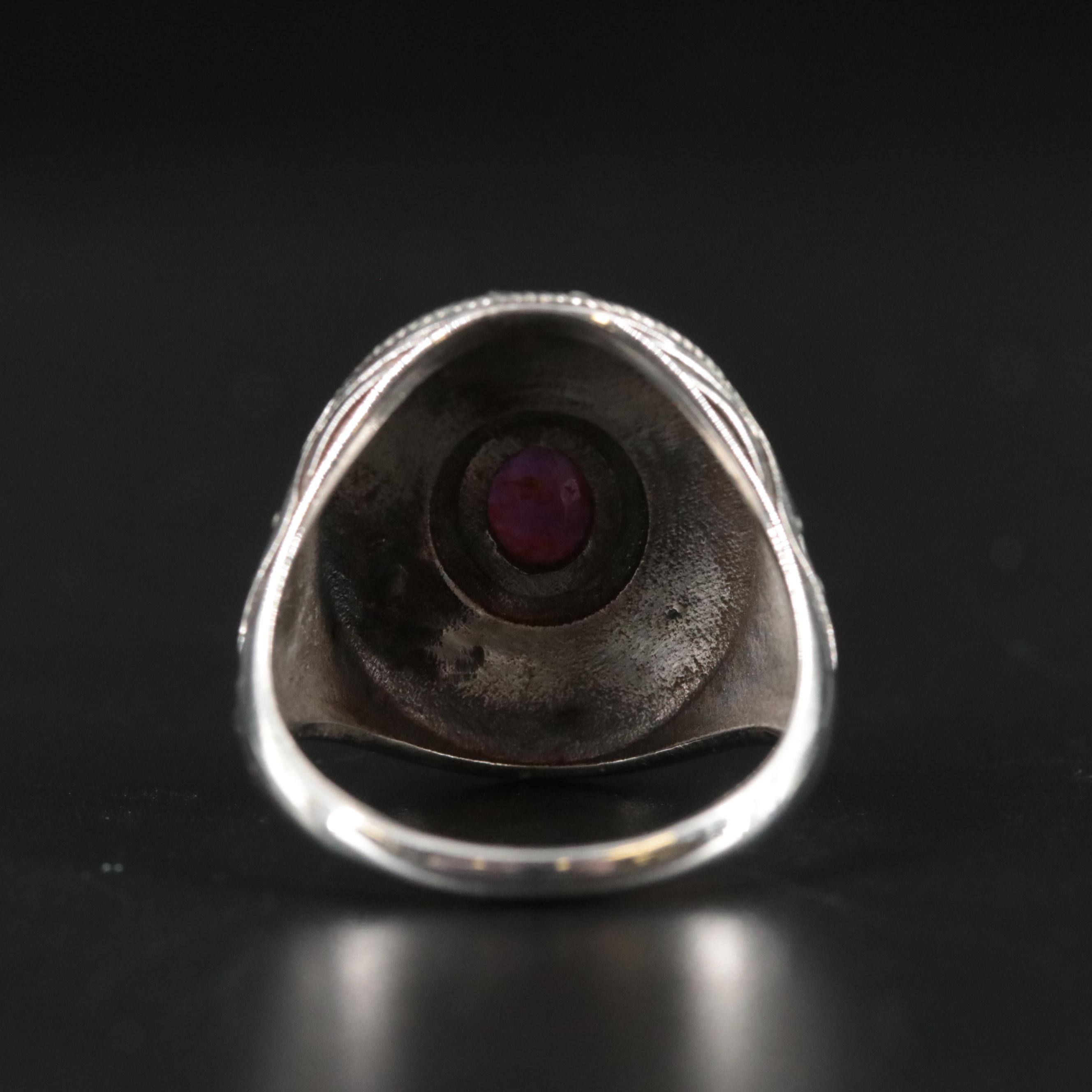 Sterling Ruby Ring