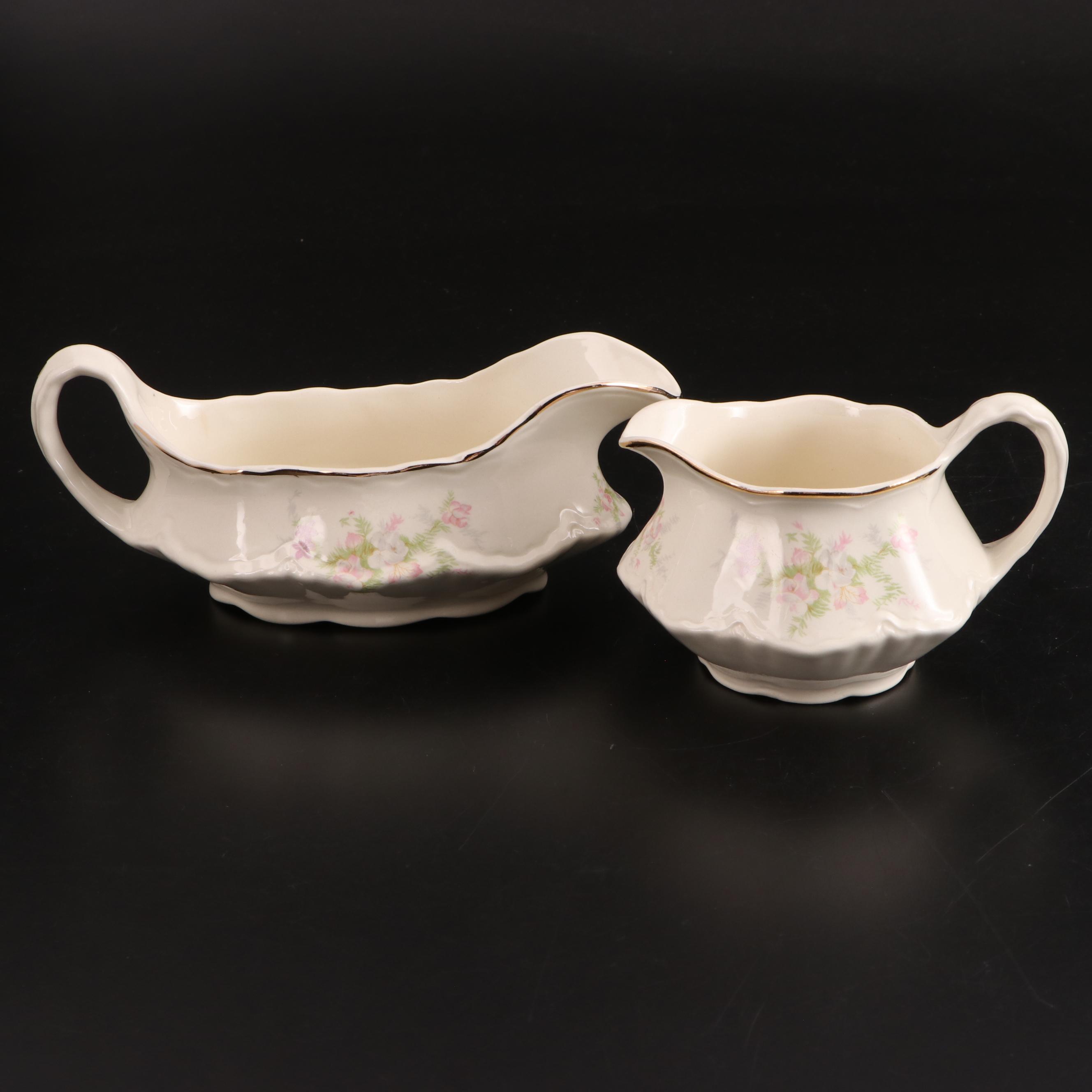 Homer Laughlin "Jean" Earthenware Dinnerware and Serveware, Mid-20th Century