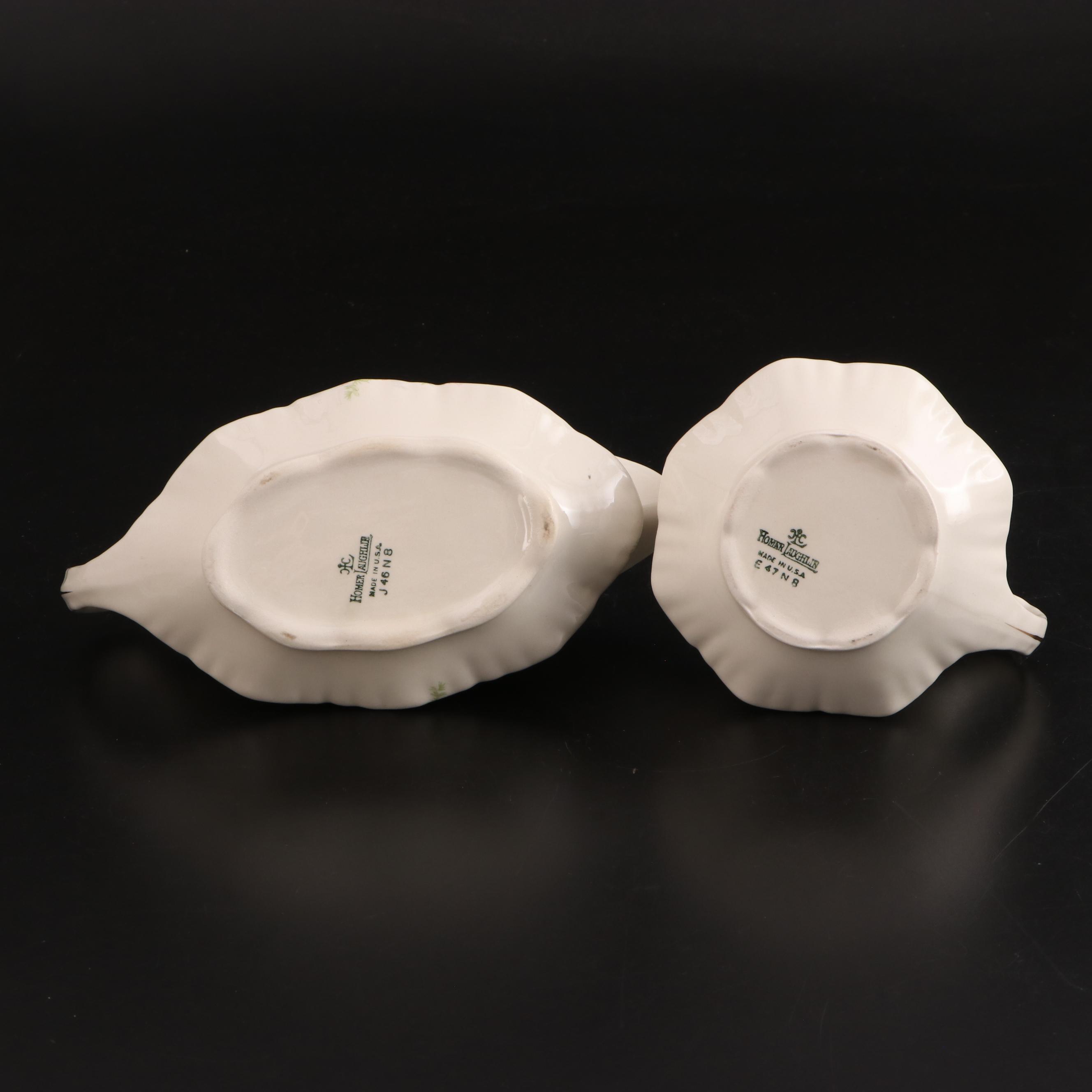 Homer Laughlin "Jean" Earthenware Dinnerware and Serveware, Mid-20th Century