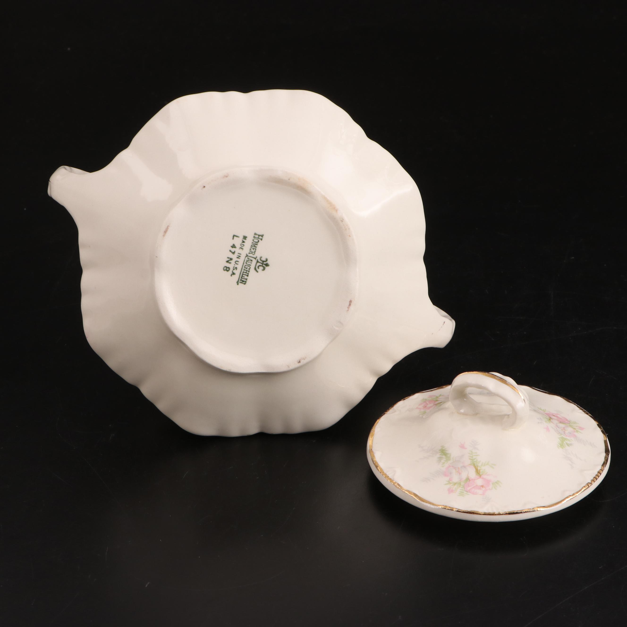 Homer Laughlin "Jean" Earthenware Dinnerware and Serveware, Mid-20th Century