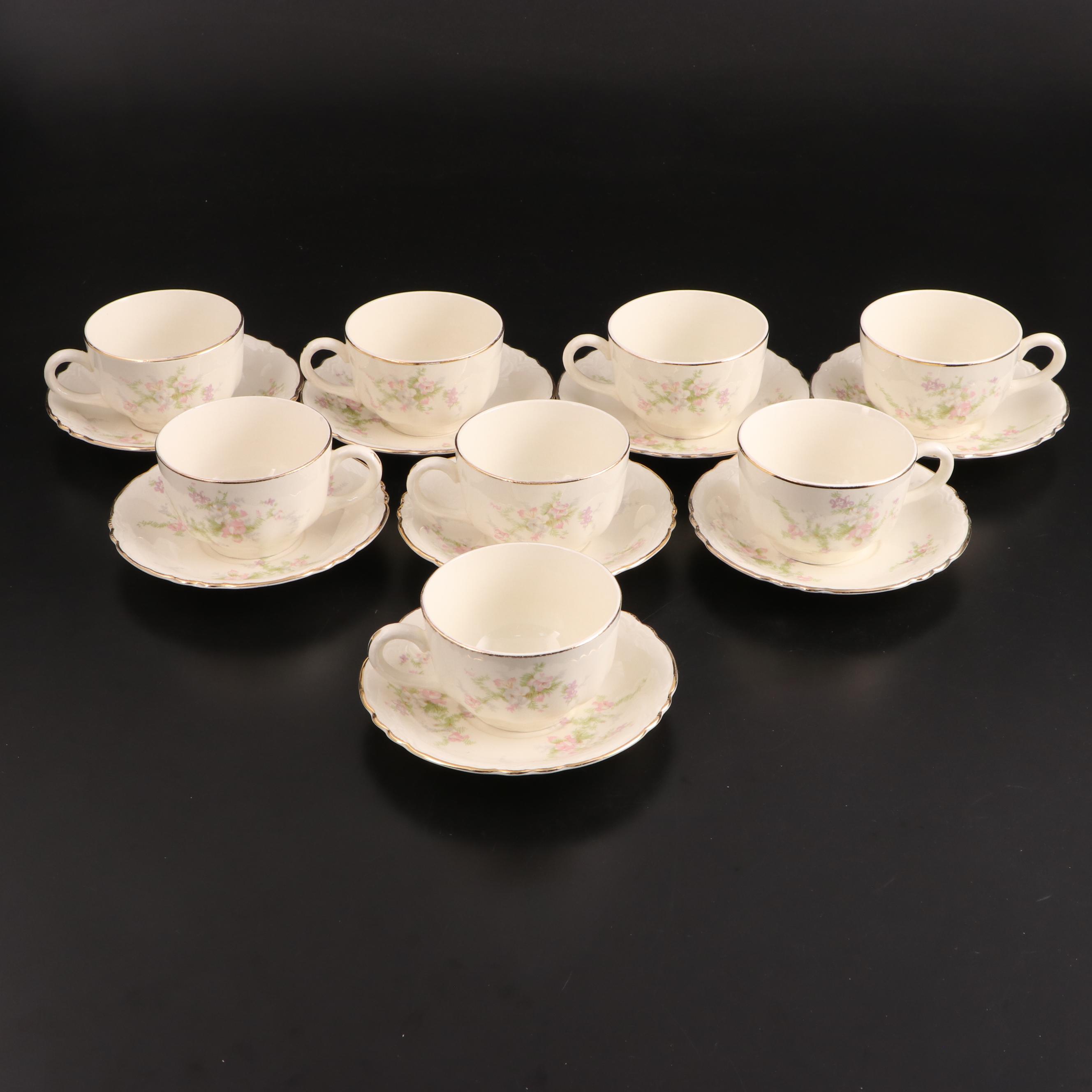 Homer Laughlin "Jean" Earthenware Dinnerware and Serveware, Mid-20th Century